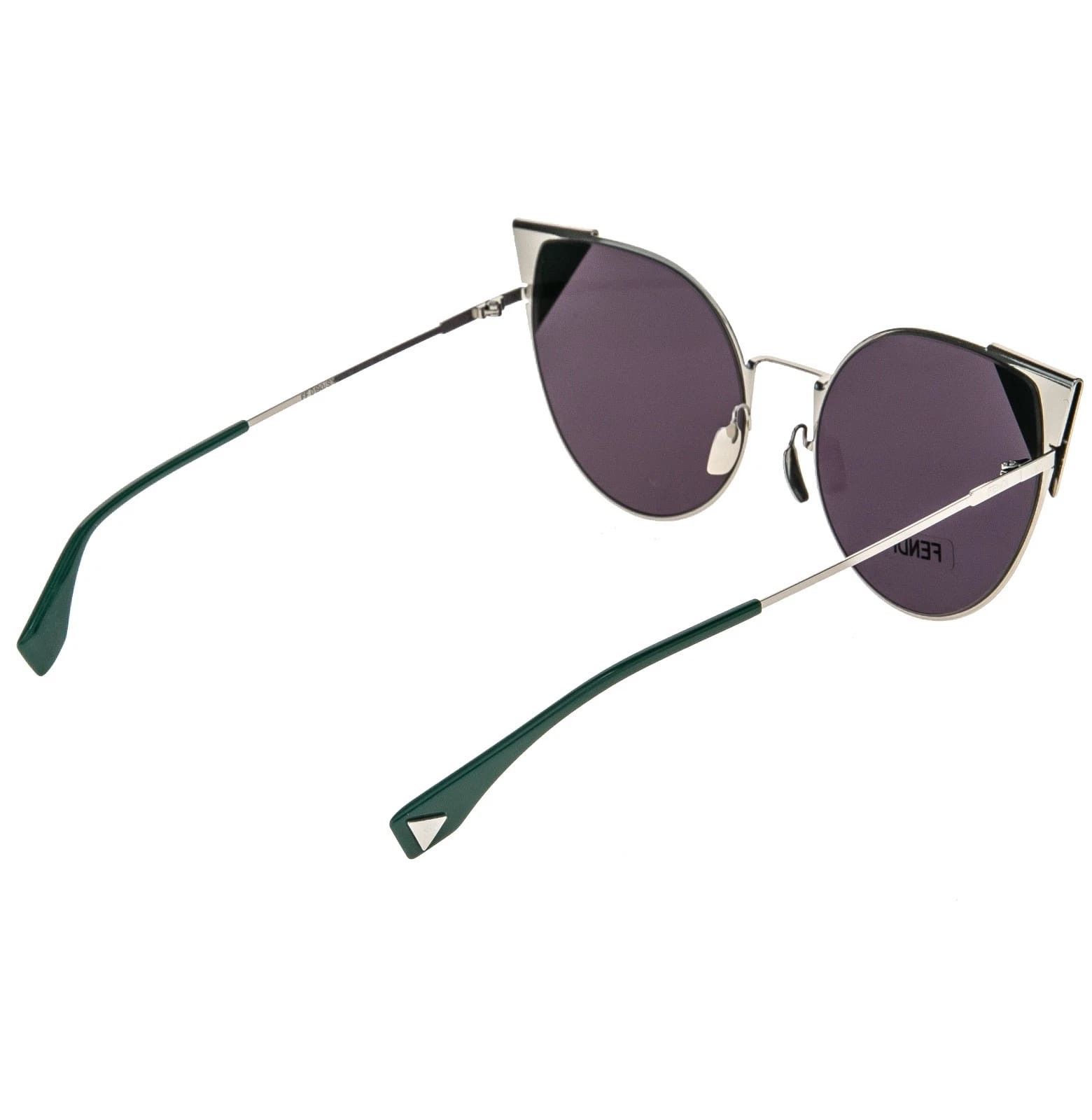 Fendi FENDI FF0190S LEI 0190 Silver Pink Geometric Triangle Cat Size ONE SIZE - 8 Thumbnail