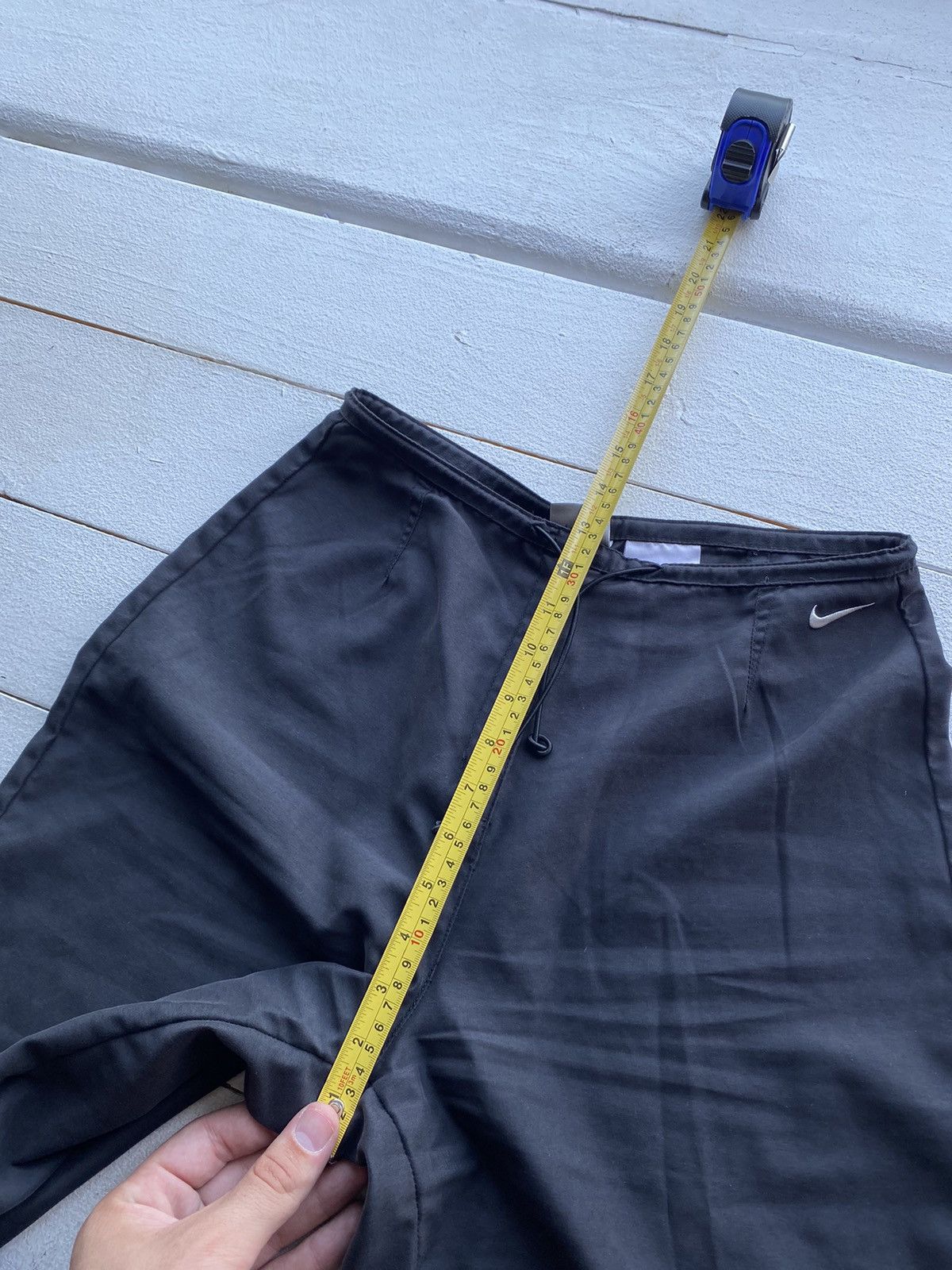 Nike 🔥Nike VNTG Baggy Relaxed Faded Black Sweatpants womens Small Size 27" / US 4 / IT 40 - 6 Thumbnail