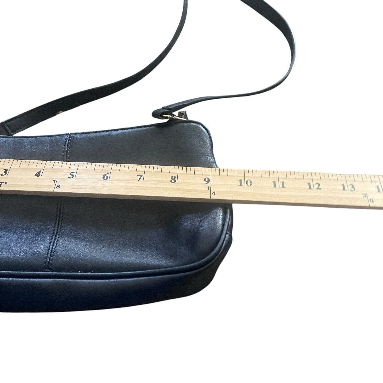 Other Giani Bernini Black Leather Small Crossbody Shoulder Purse Size ONE SIZE - 9 Thumbnail