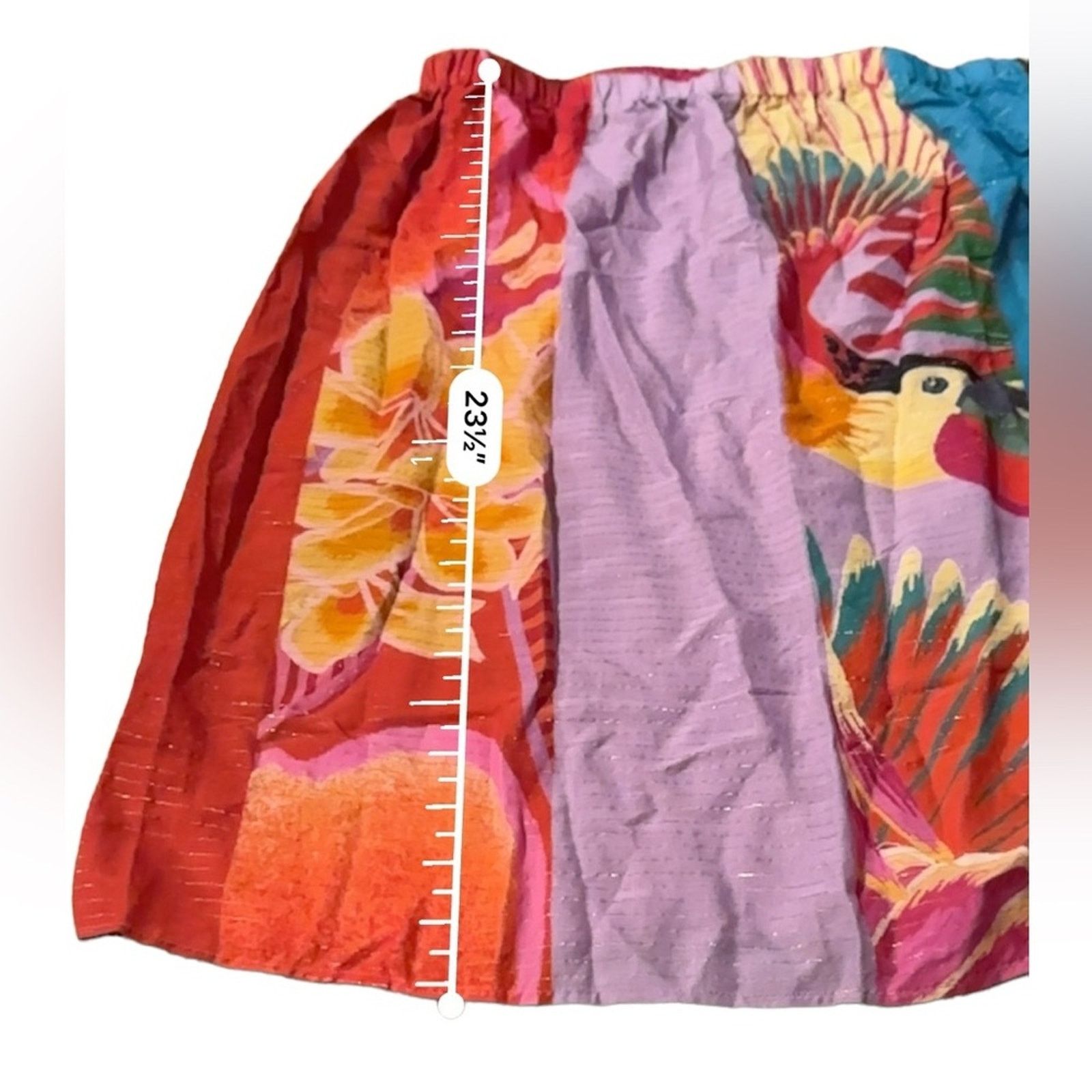 Farm Rio Farm Rio Rainbow Forest Tropical Multicolor Toucan Sarong Size ONE SIZE - 8 Thumbnail