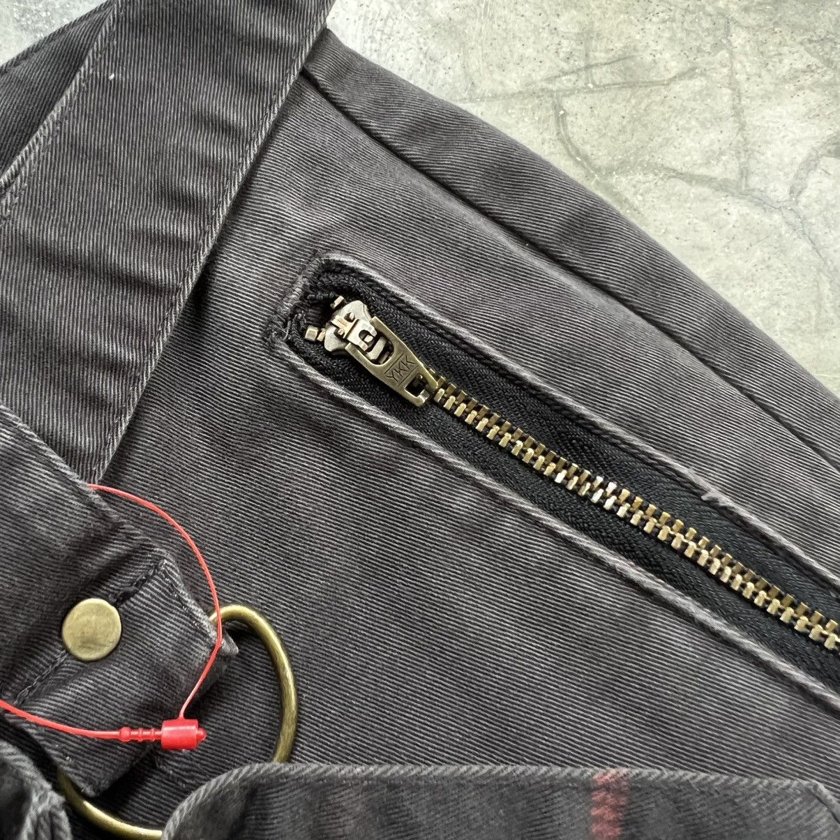 Undercover 2000s Moussy Undercover Washed Bondage Bottom Zip Pants Size US 27 - 11 Thumbnail
