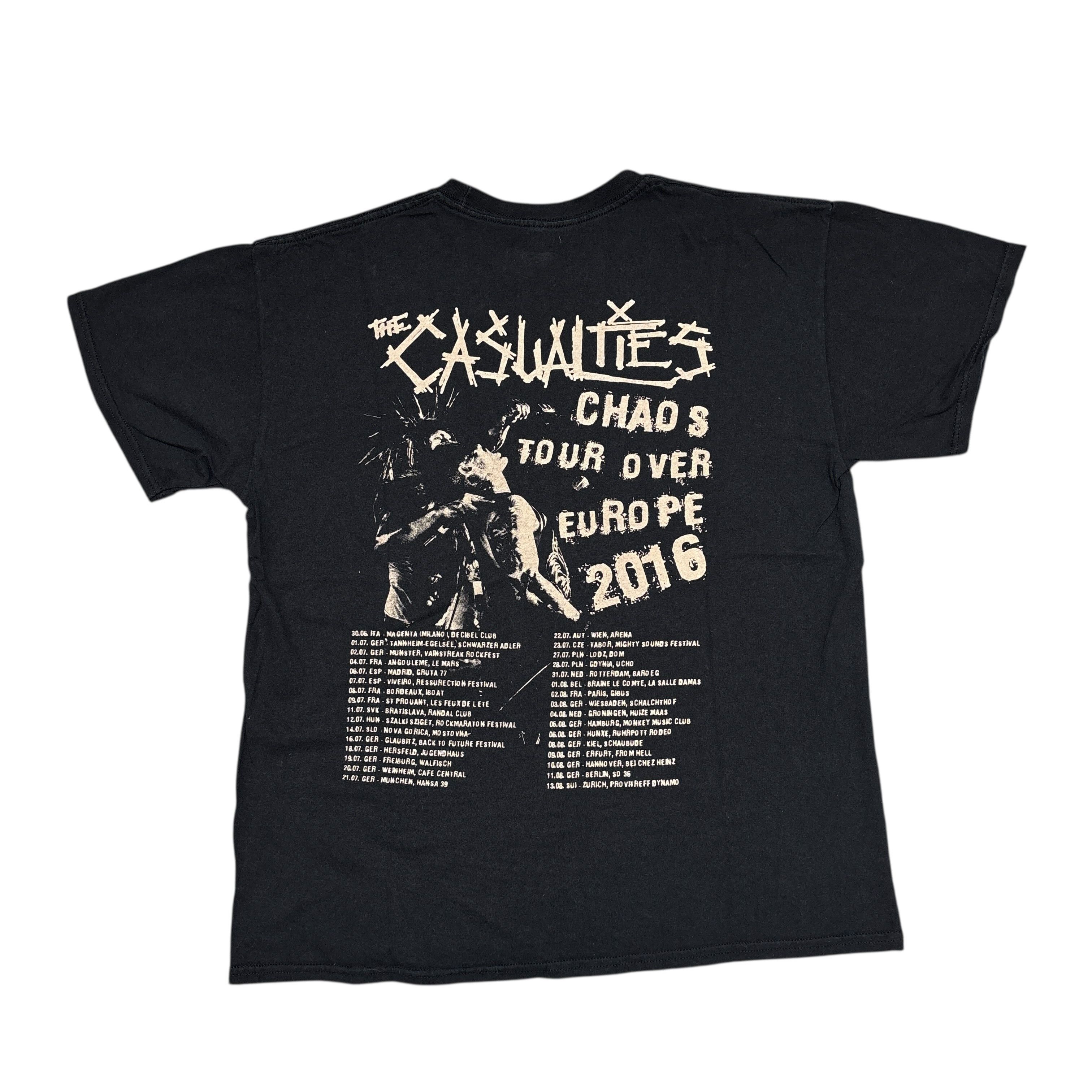 Band Tees The Casualties Shirt Tour Punk Rock Band Tee Exploited Size US L / EU 52-54 / 3 - 2 Thumbnail