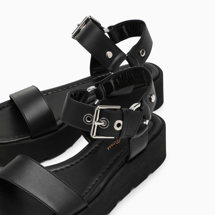 Gianvito Rossi o1d2blof0824 Leather Sandals in Black Size US 9 / IT 39 - 5 Thumbnail