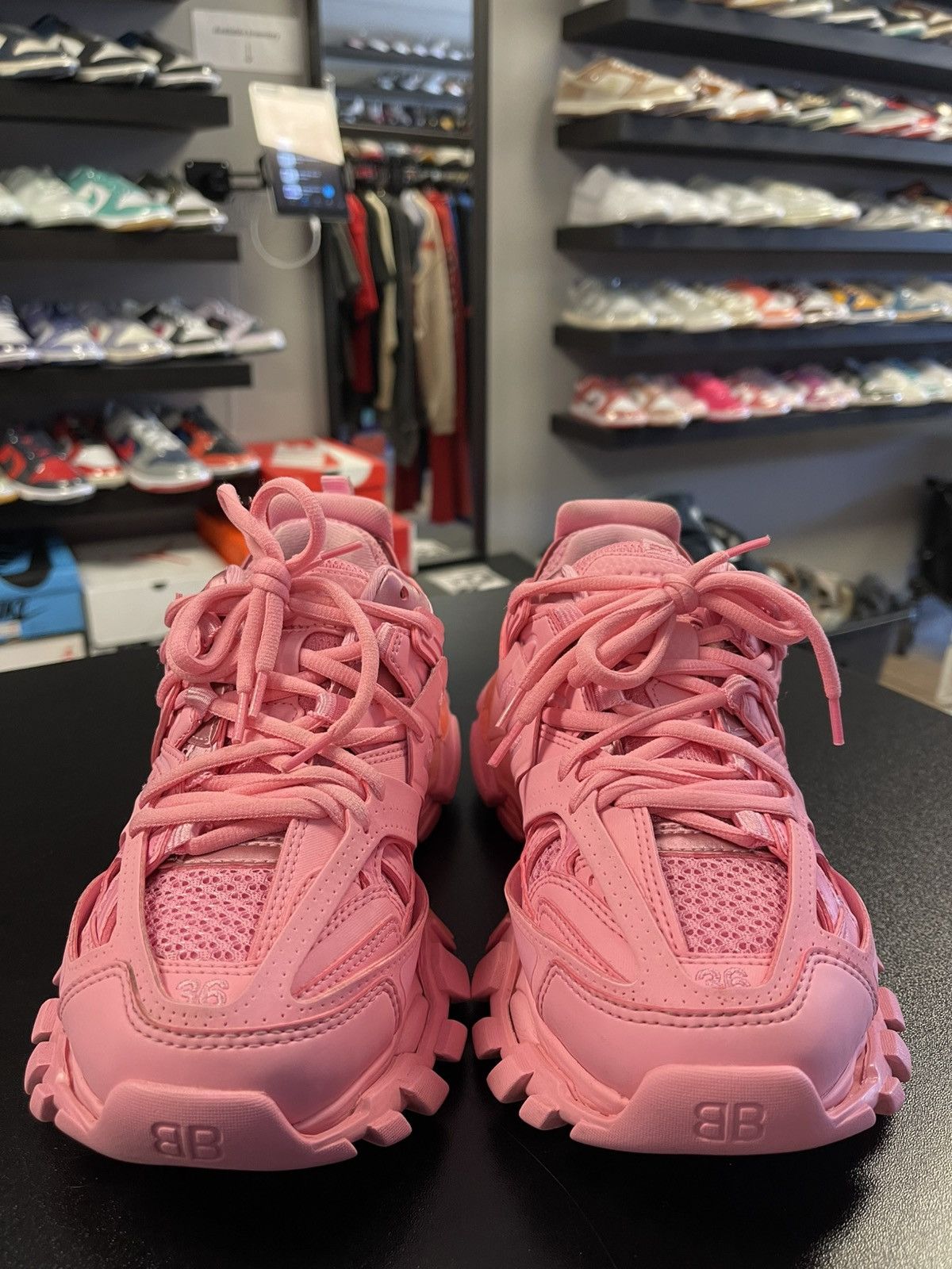 Balenciaga Size 6 - Balenciaga Track Trainer Pink | Grailed