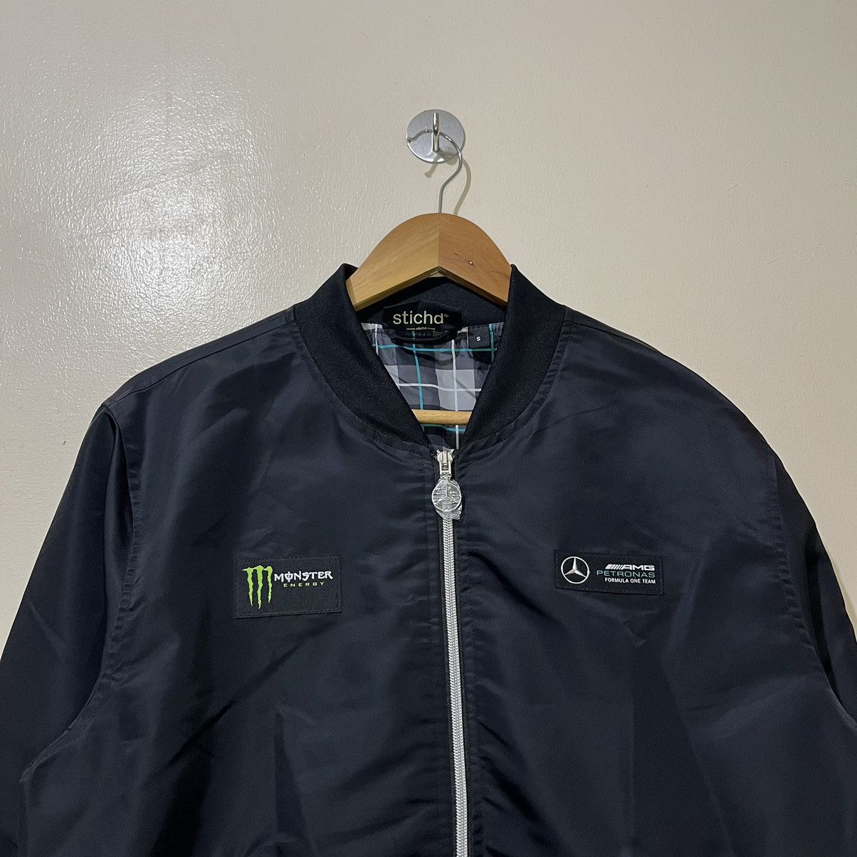 Formula 1 AMG F1 Team - Mercedes Benz by Stitchd Bomber Jacket Size US S / EU 44-46 / 1 - 2 Thumbnail