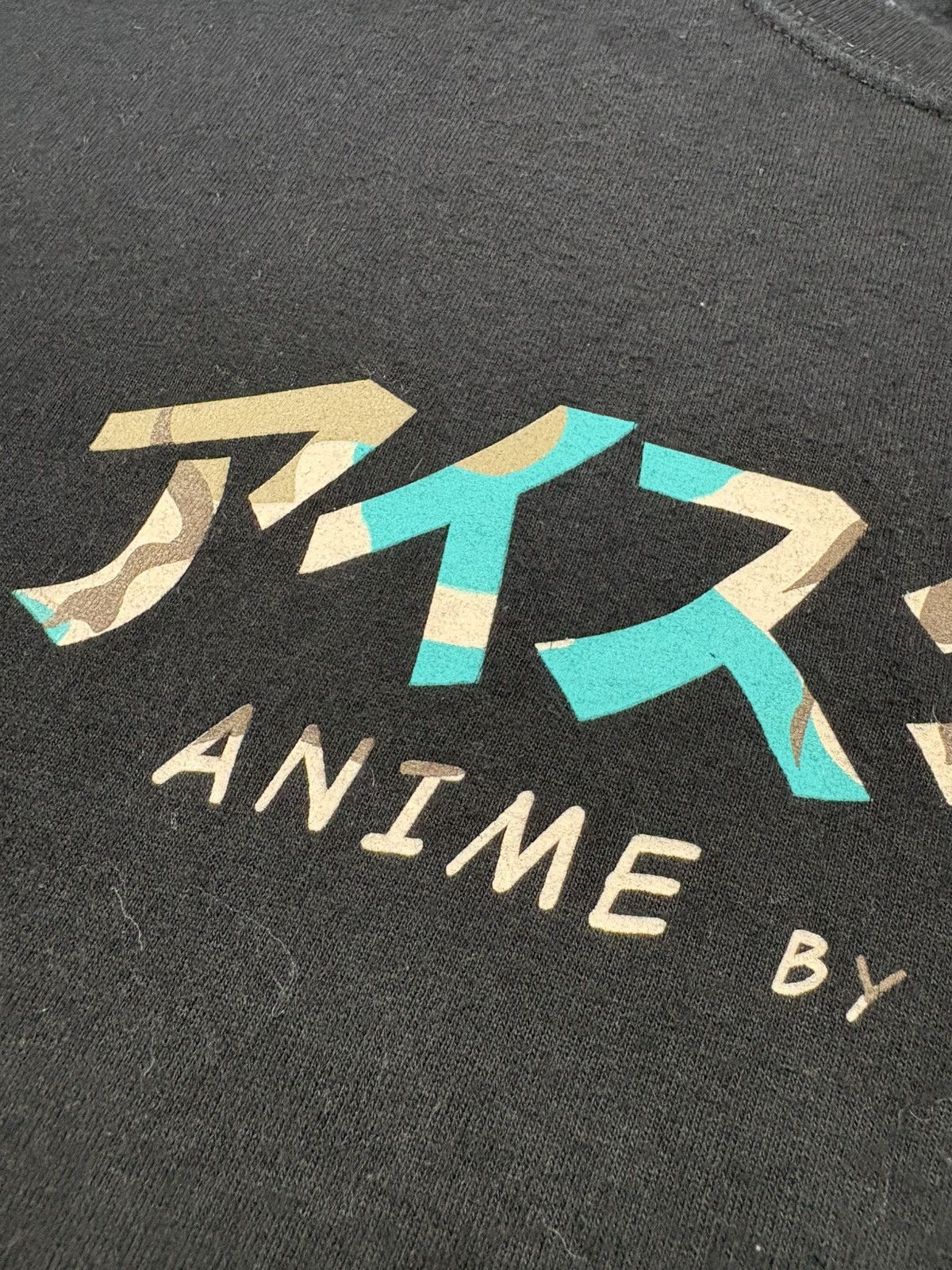 Icecream Ice Cream x Anime Camo Print Logo Tee BBC Black Streetwear Size US XL / EU 56 / 4 - 6 Thumbnail