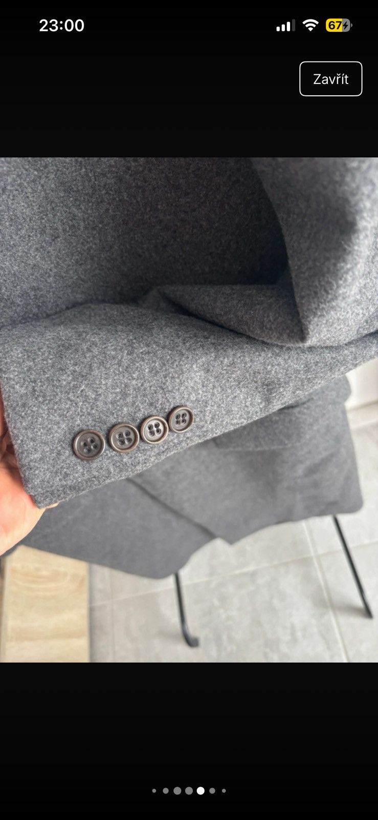 Yves Saint Laurent Yves Saint Laurent – Vintage 90s Minimalist Wool Overcoat Size US M / EU 48-50 / 2 - 7 Thumbnail