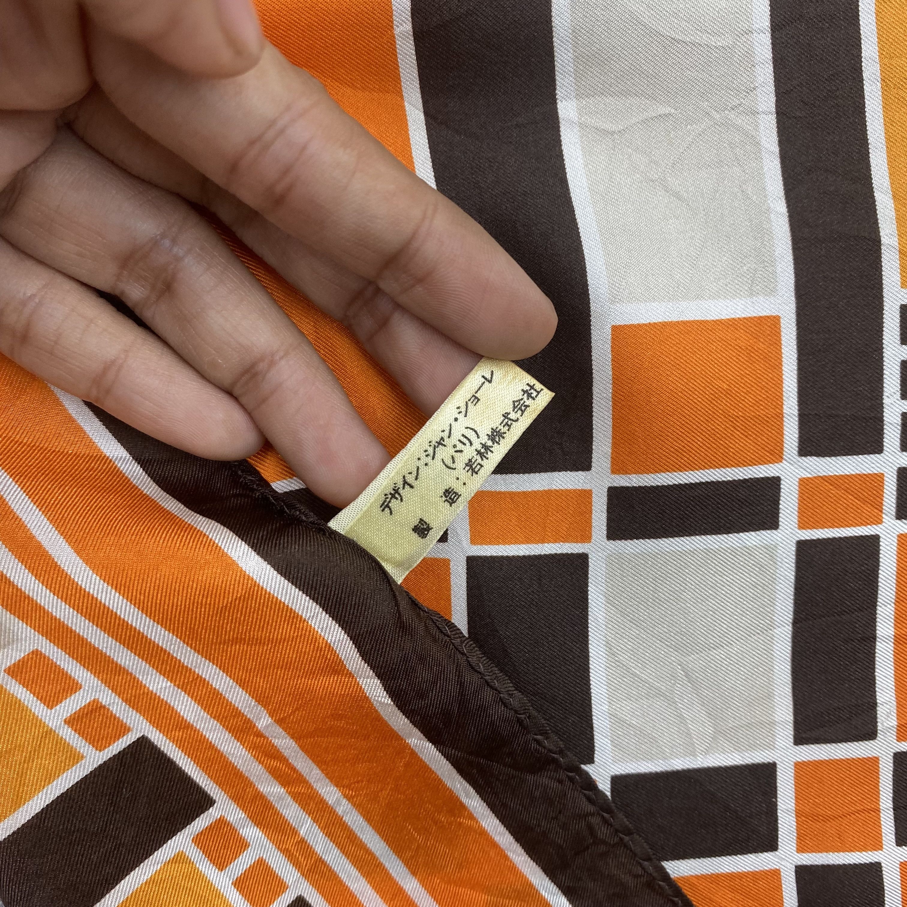 Japanese Brand Vintage Jan Chol SILK Scarf Twill Stole Wraps Scarves Size ONE SIZE - 9 Thumbnail