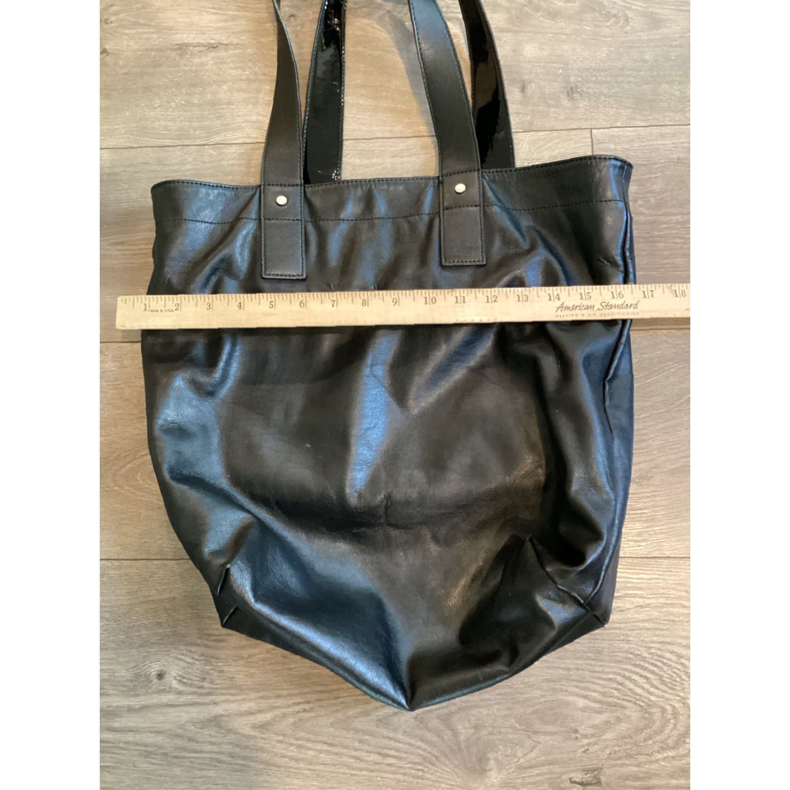 Lululemon LuluLemon Dream Big Black Tote Double Handle Shopping Bag Size ONE SIZE - 6 Thumbnail