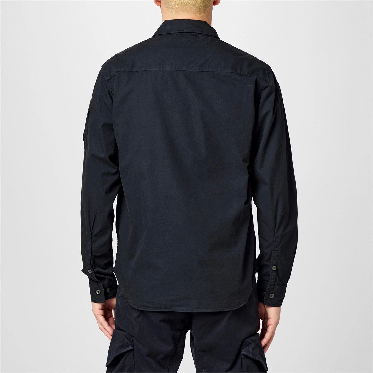 C.P. Company o1g2r1mq0426 Gabardine Lens Cotton Long Sleeve Overshirt Size US XS / EU 42 / 0 - 4 Thumbnail