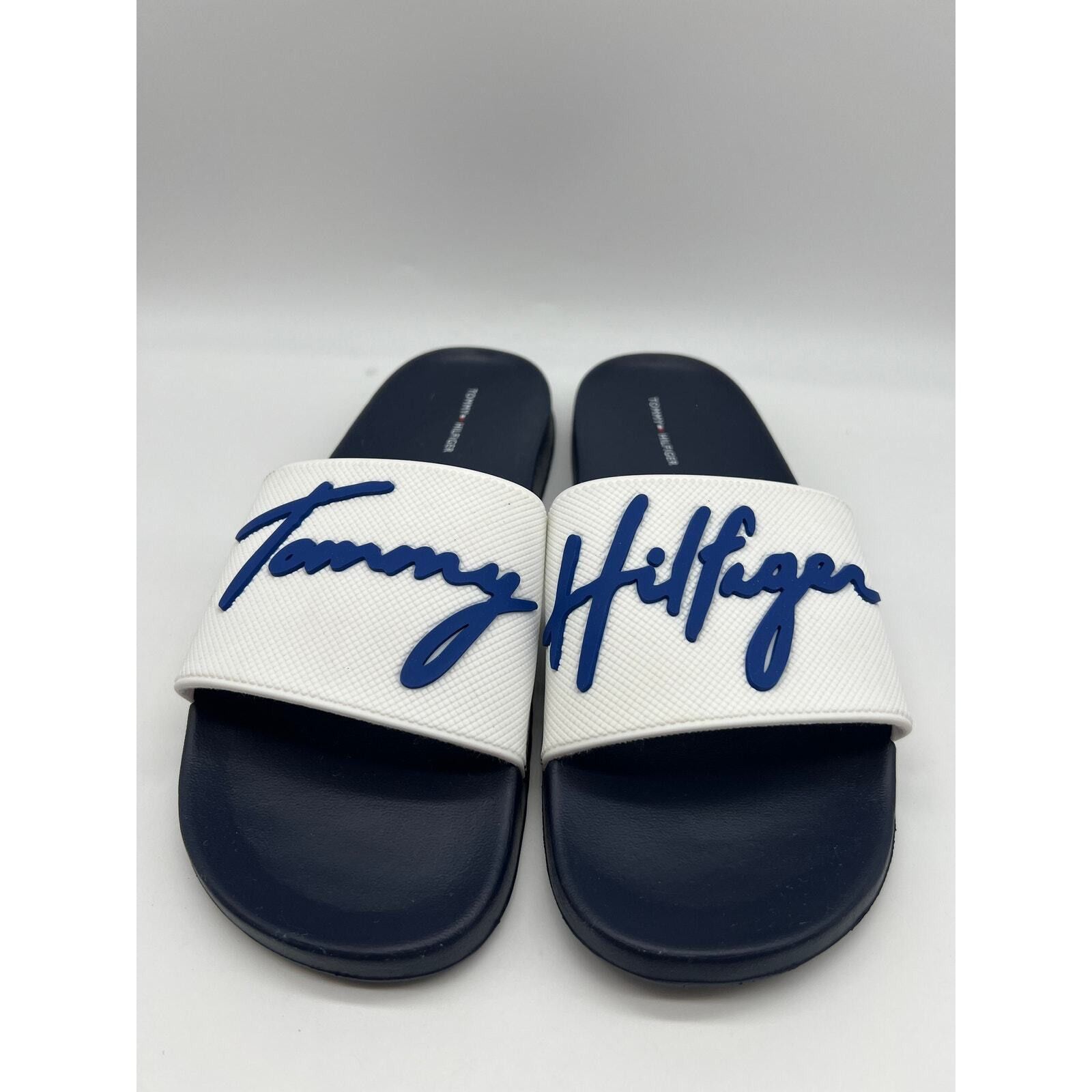 Tommy Hilfiger Tommy Hilfiger Men's Blue White Slide Sandal Slipper Size 11 Size US 11 / EU 44 - 5 Thumbnail