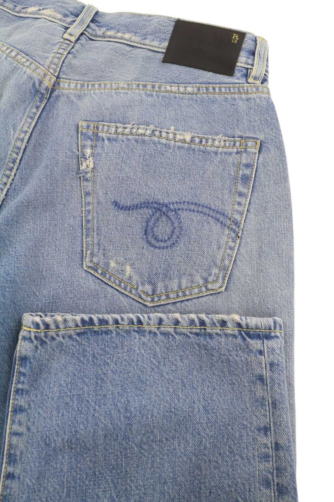 R13 X-BF 25 Merrin Washed Blue RRP799 87205 Size 25" / US 0 / IT 36 - 6 Thumbnail