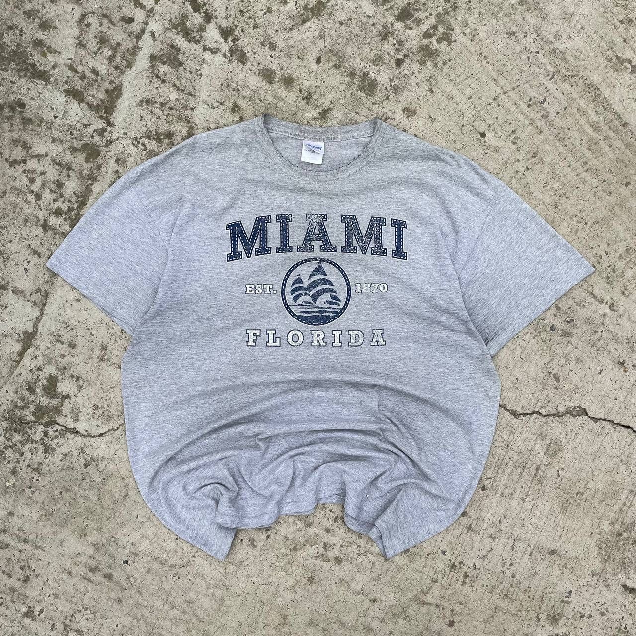 Y/Project Vintage Miami Florida T-shirts Big Logo Trashed Size XL Y2K Size US XL / EU 56 / 4 - 1 Thumbnail
