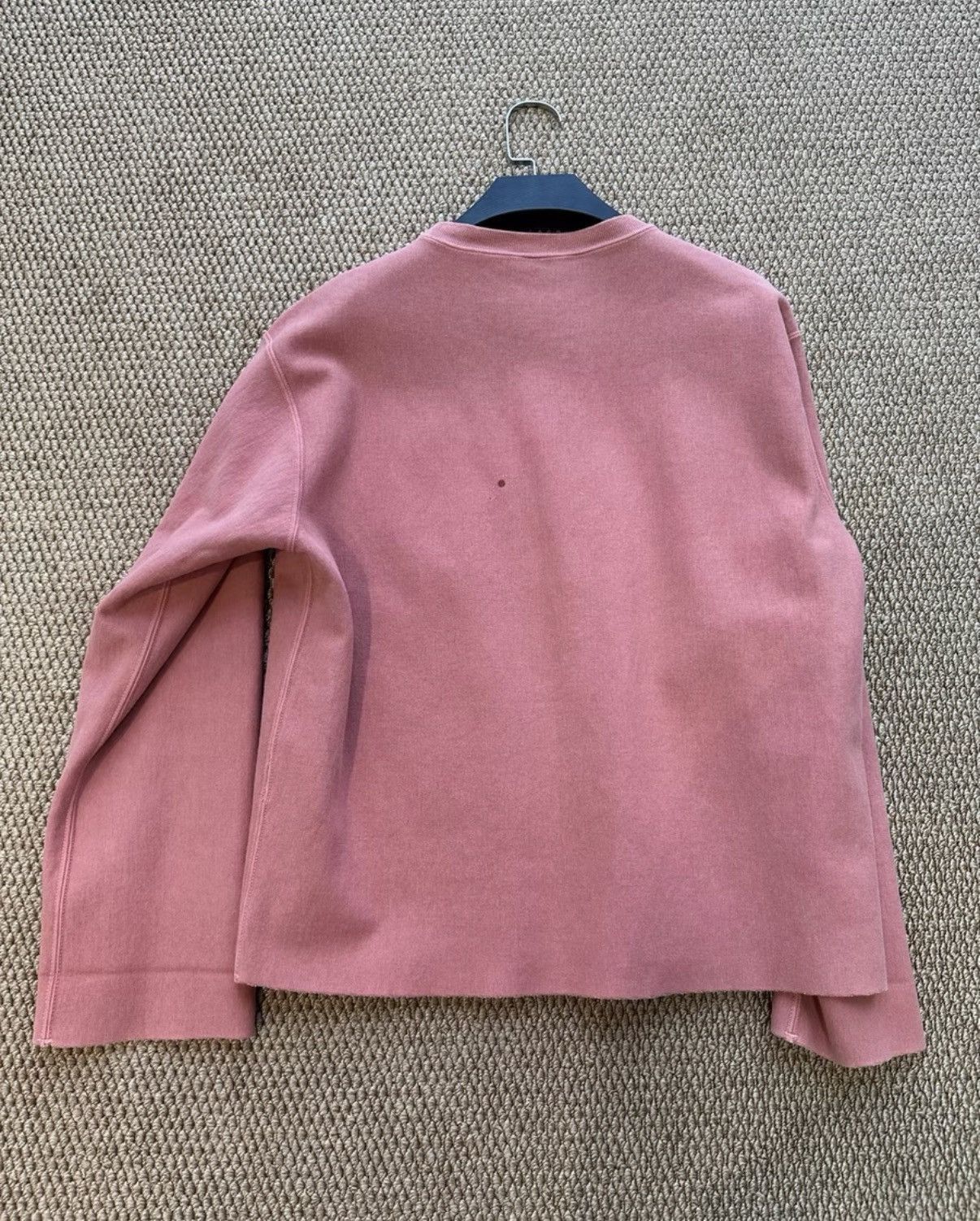 Auralee AURALEE Dusty Pink Crew Neck Sweatshirt K23 Size US S / EU 44-46 / 1 - 6 Thumbnail