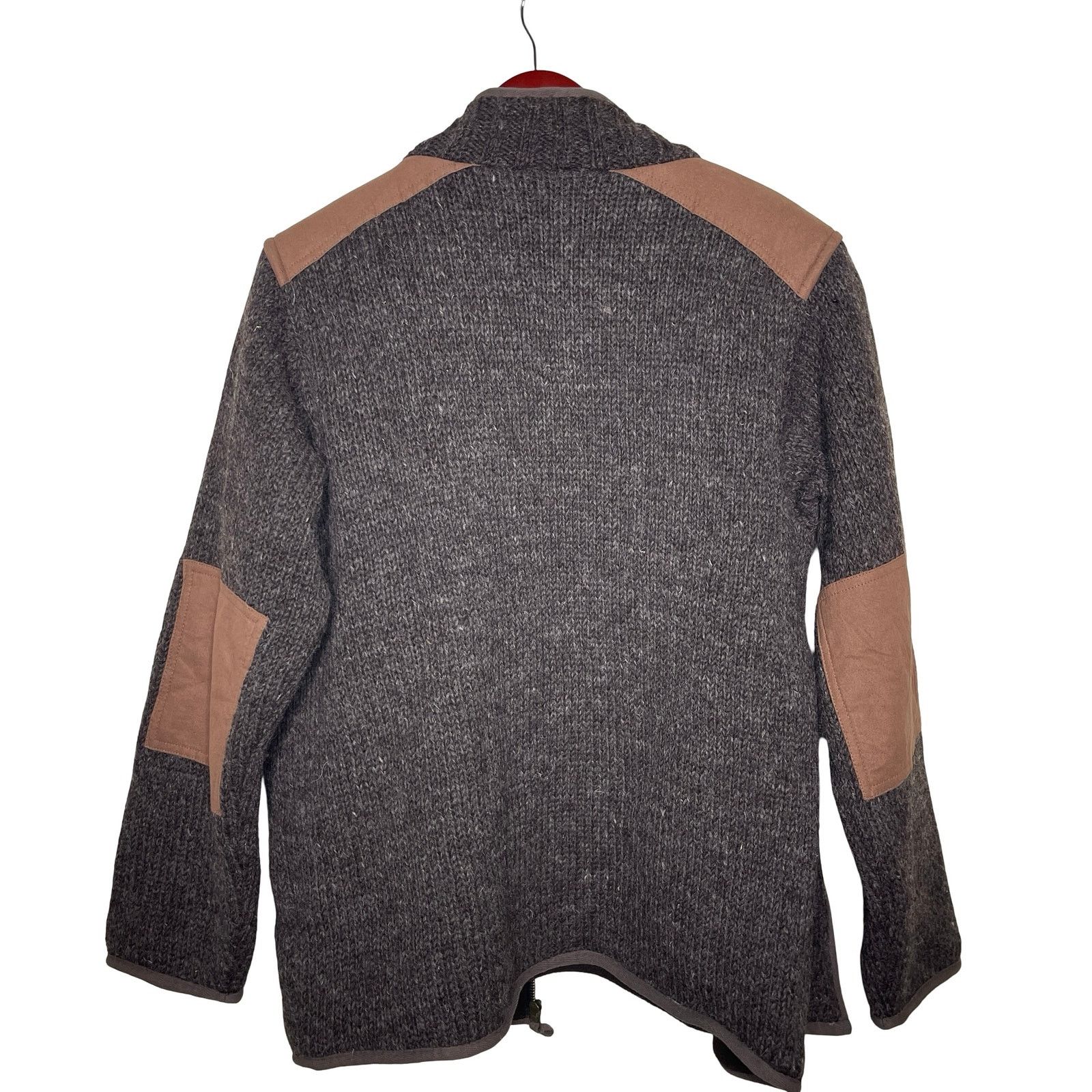 Other Lost Horizons Oxford Sweater knit jacket w/ elbow patches Size US M / EU 48-50 / 2 - 4 Thumbnail