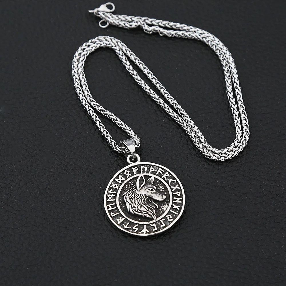 Other Vintage Viking Wolf Pendant Necklace Size ONE SIZE - 3 Thumbnail