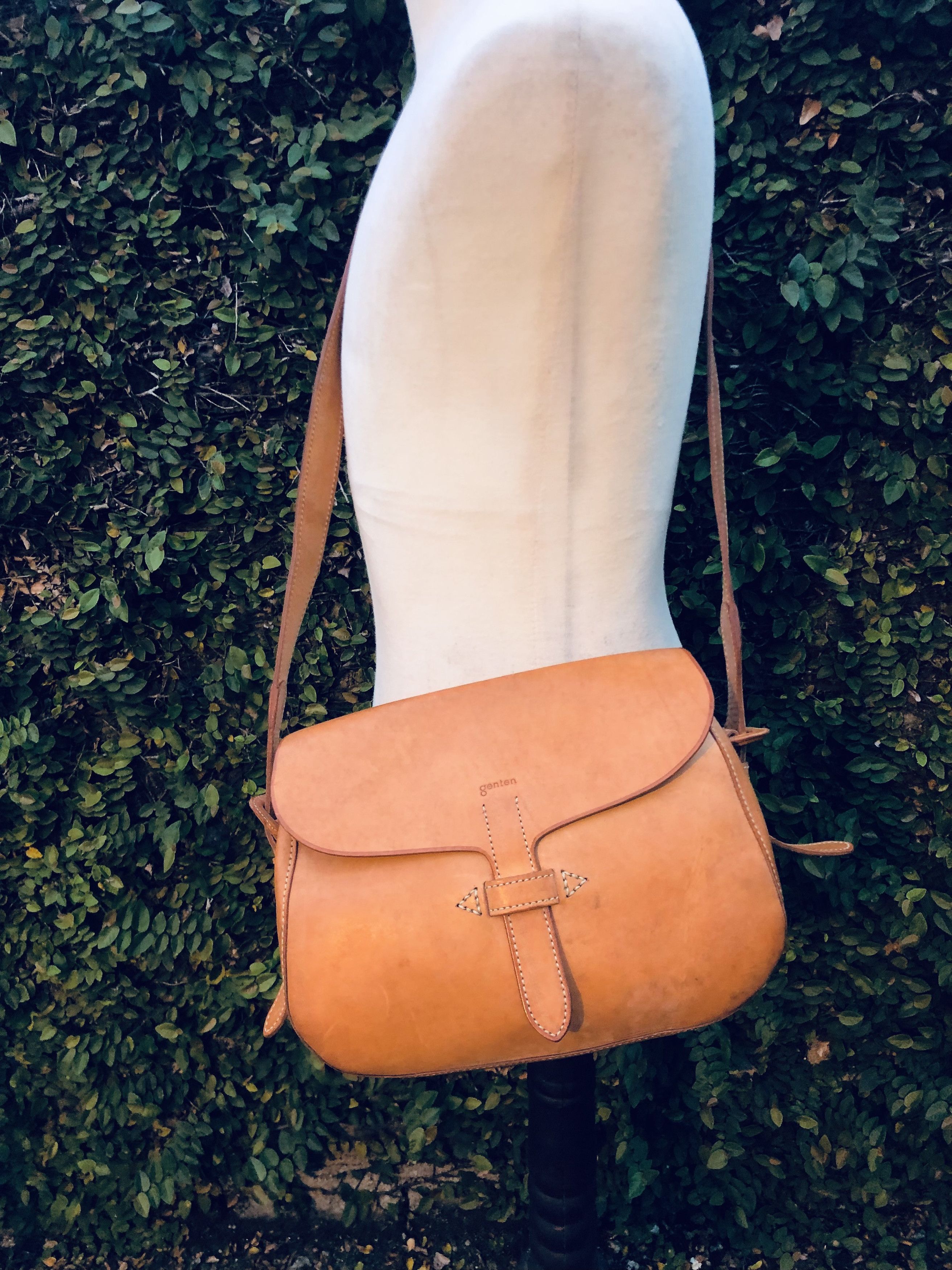 Genuine Leather Japanese Genten Genuine Leather Style Crossbody Bag Size ONE SIZE - 5 Thumbnail