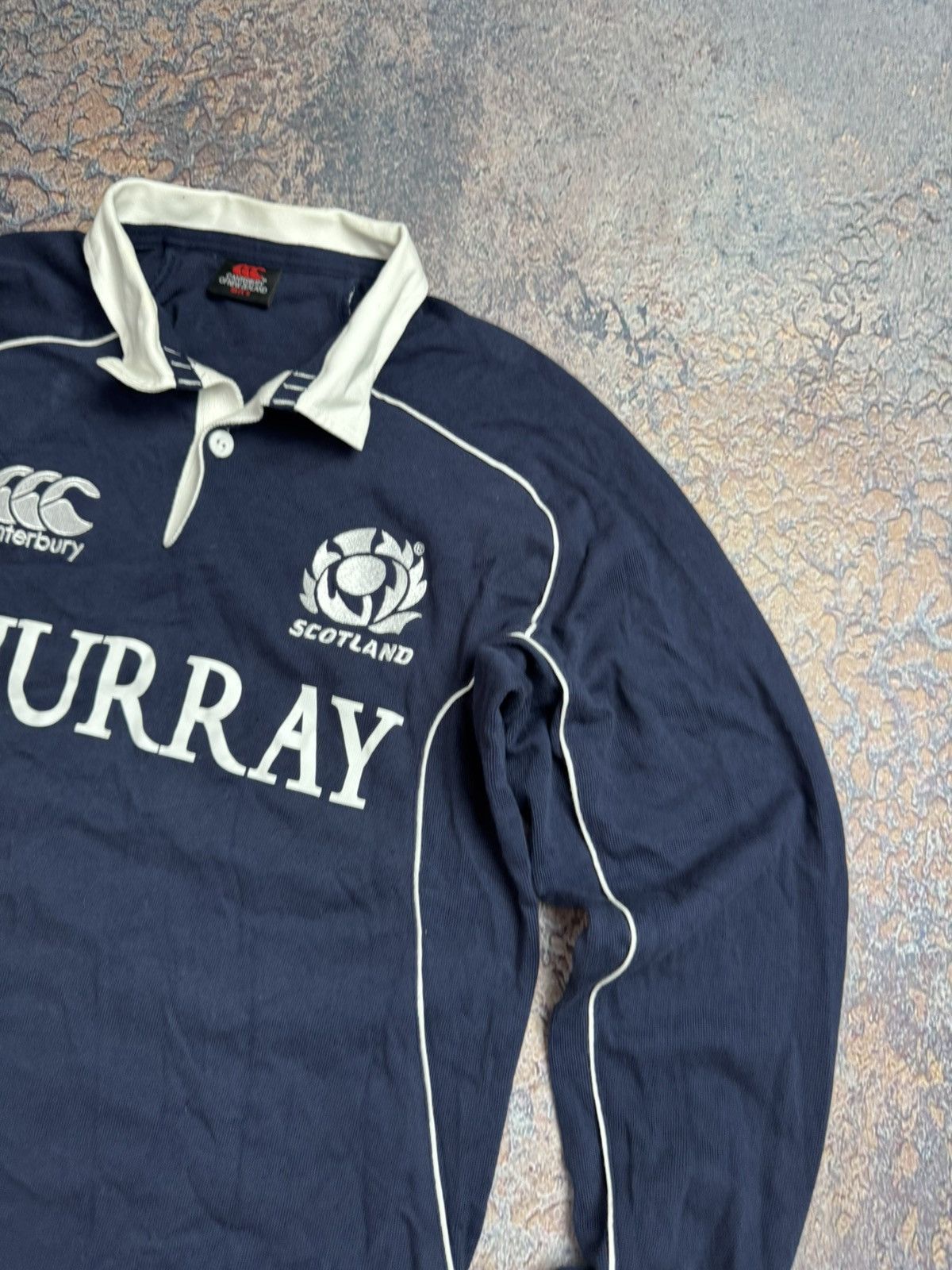 Canterbury of New Zealand Vintage Canterbury Scotland Murray Rugby Long Sleeve Rare Size US S / EU 44-46 / 1 - 6 Thumbnail