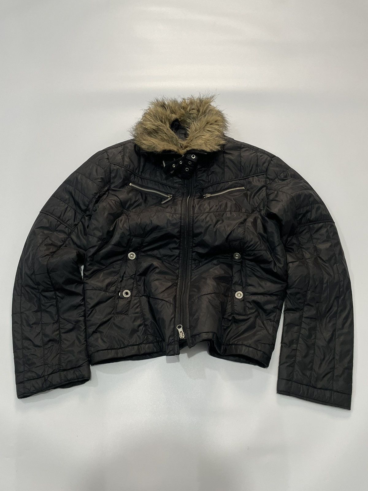 ジャケット・アウター 00s real fur jacket black opium archive Buy JACK1T Opium Luxe Parka Black Coat from Next USA