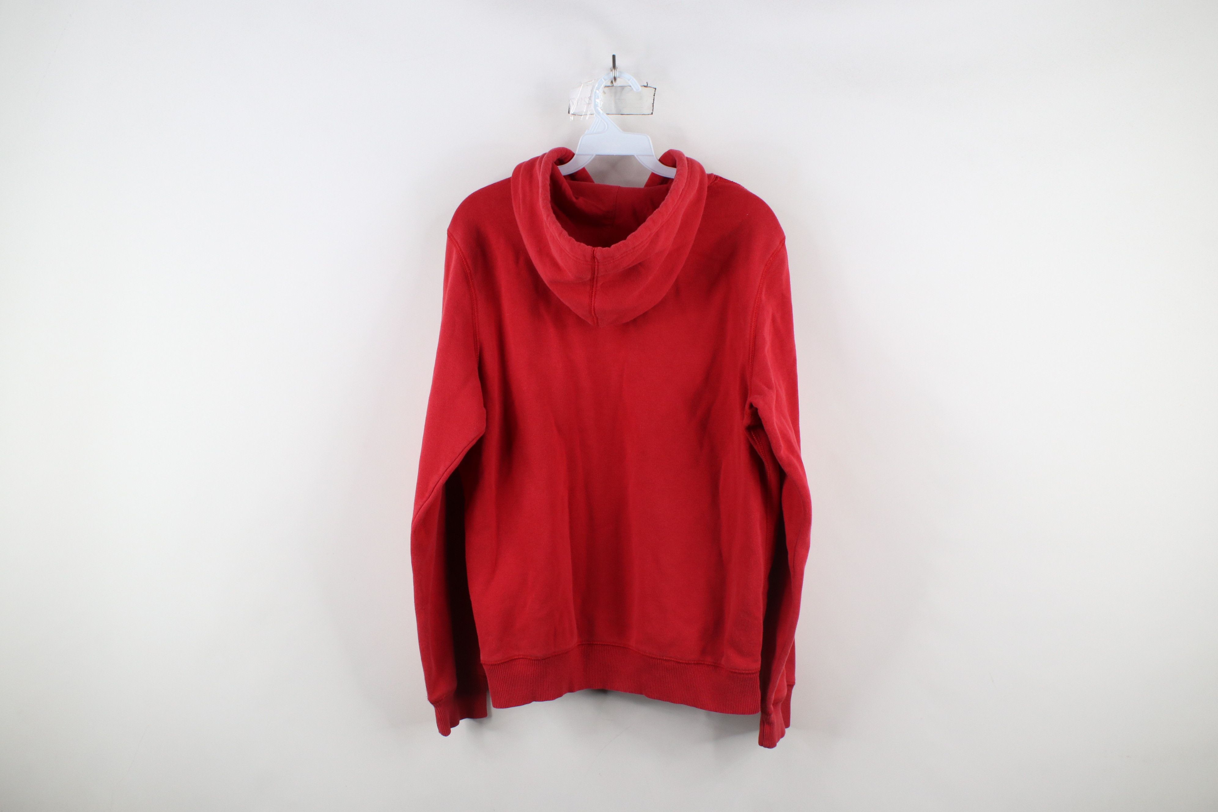 Nike × Vintage Vintage Y2K Nike Scott Mini Swoosh Hoodie Sweatshirt Red Size US S / EU 44-46 / 1 - 10 Thumbnail