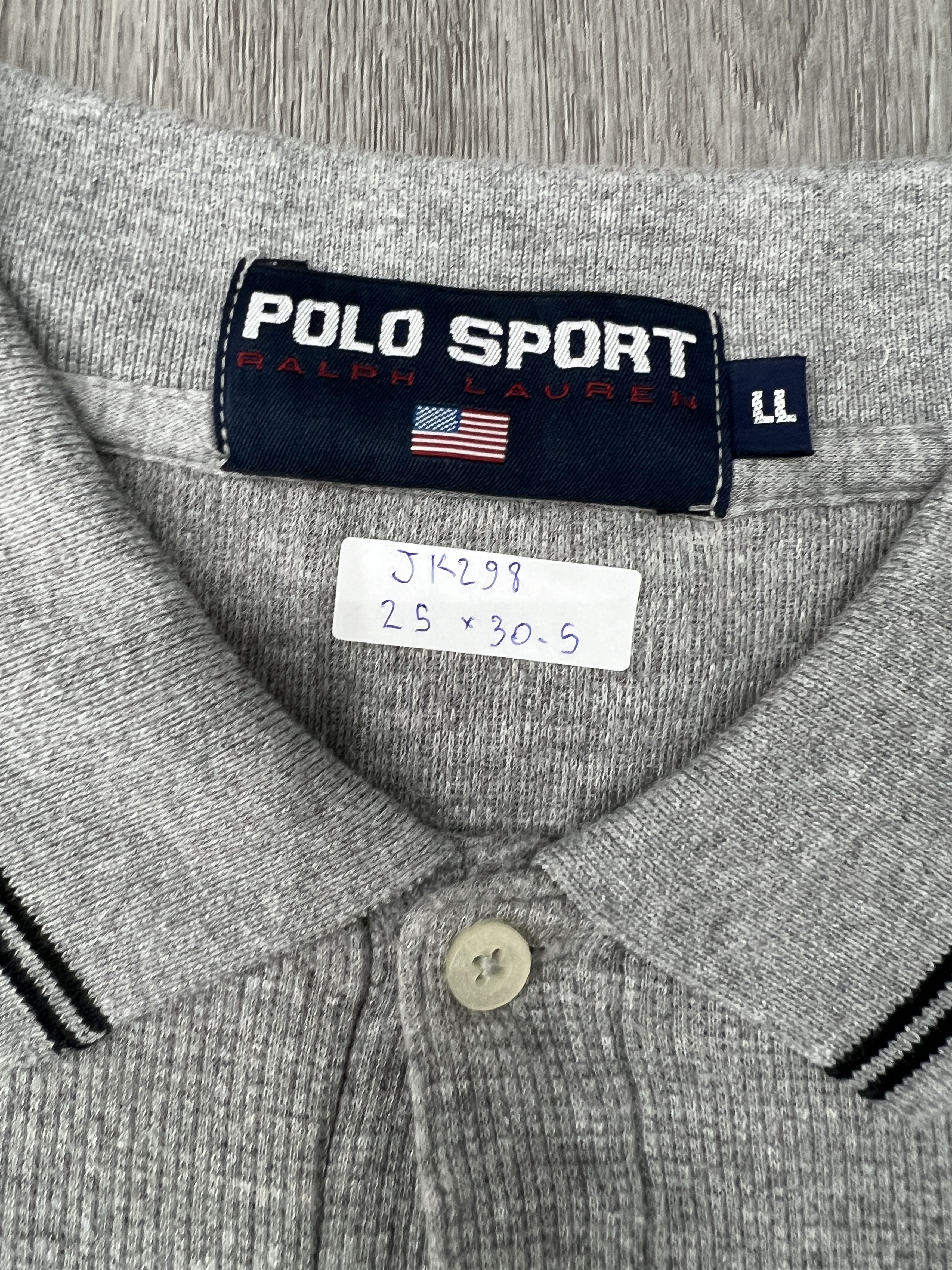 Polo Ralph Lauren × Ralph Lauren Sport × Vintage Vintage Polo Sport Box Logo Polo Shirt (L) JK928 Size US L / EU 52-54 / 3 - 3 Thumbnail
