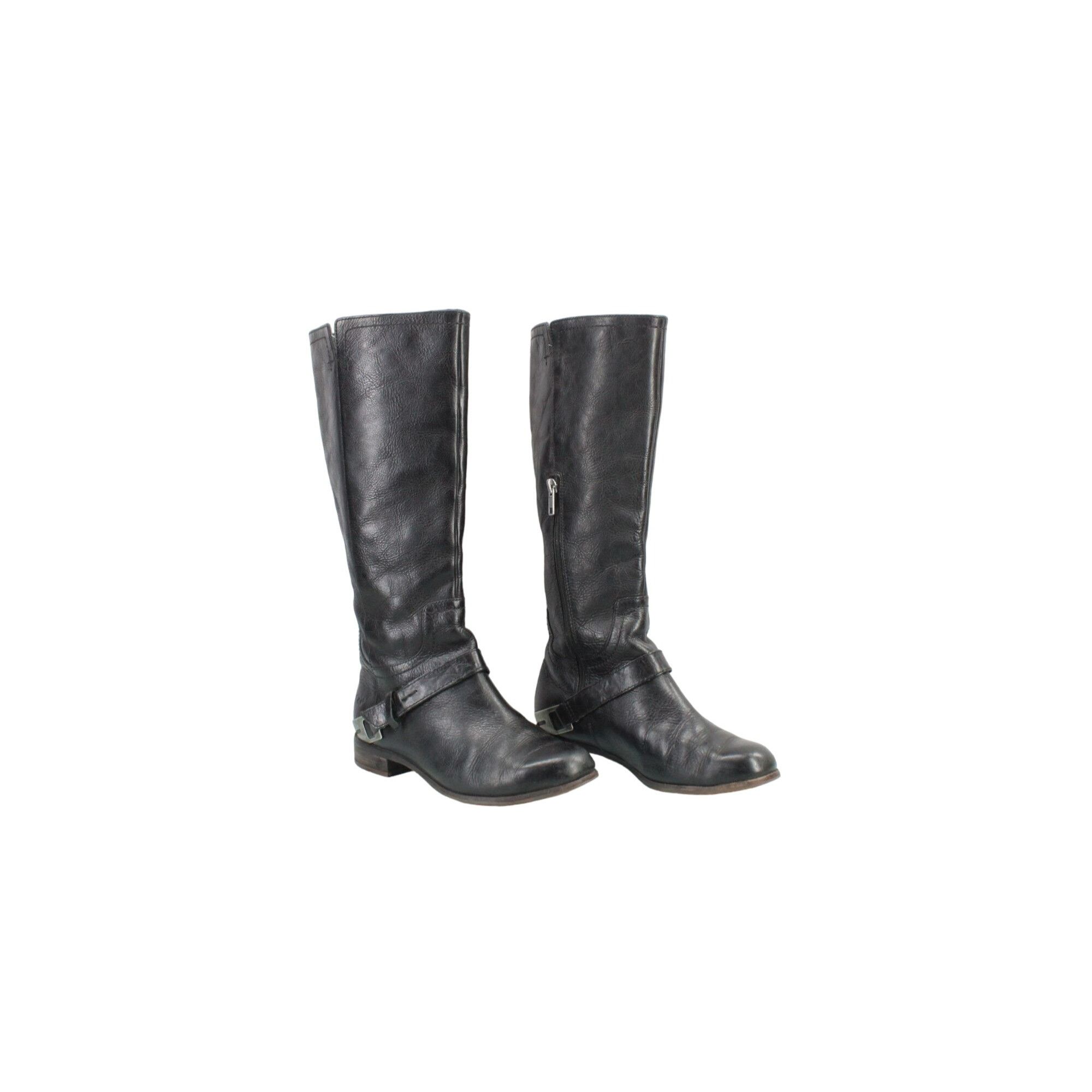 Leather × Ugg UGG Australia Channing II Knee High Riding Boots Size US 6.5 / IT 36.5 - 3 Thumbnail