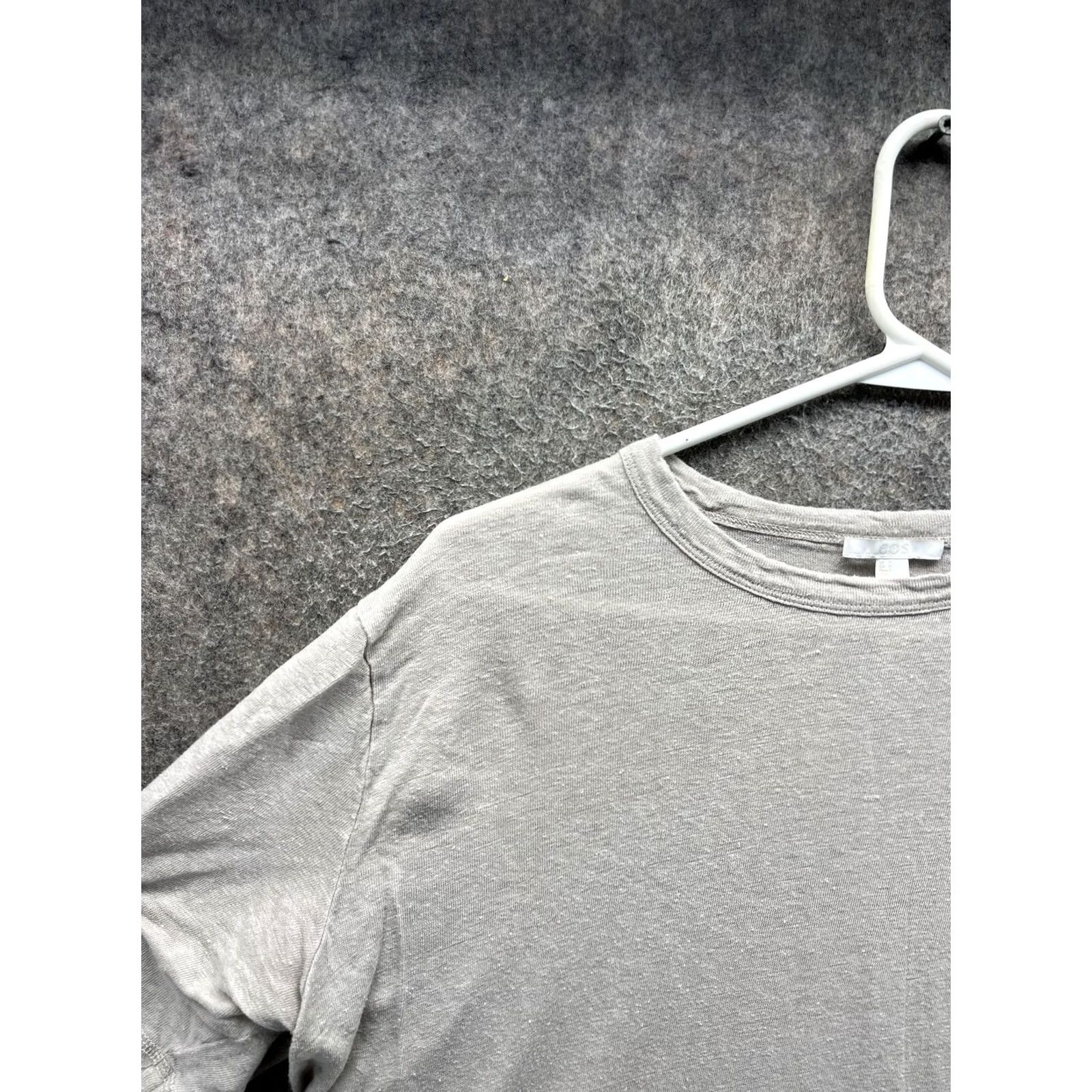 Cos COS Shirt Mens M Gray Lightweight Jersey Crewneck Tee Casual Solid Basic Sidwave-style? Size US M / EU 48-50 / 2 - 6 Thumbnail