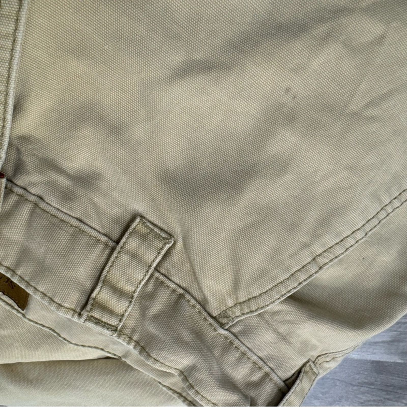 St. Johns Bay St. John's Bay Utility Cargo Pants 32x30 Khaki Workwear Size US 32 / EU 48 - 4 Thumbnail