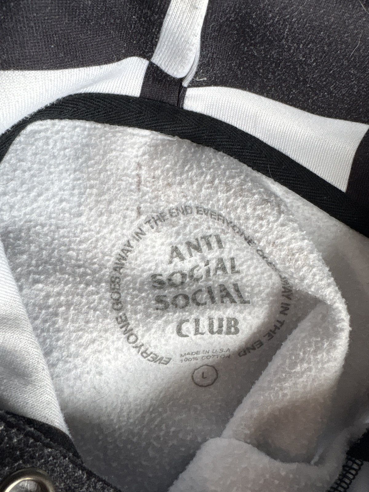 Anti Social Social Club Antisocial Club x Undefeated x F1 checkered hoodie (Large) Size US L / EU 52-54 / 3 - 1 Thumbnail