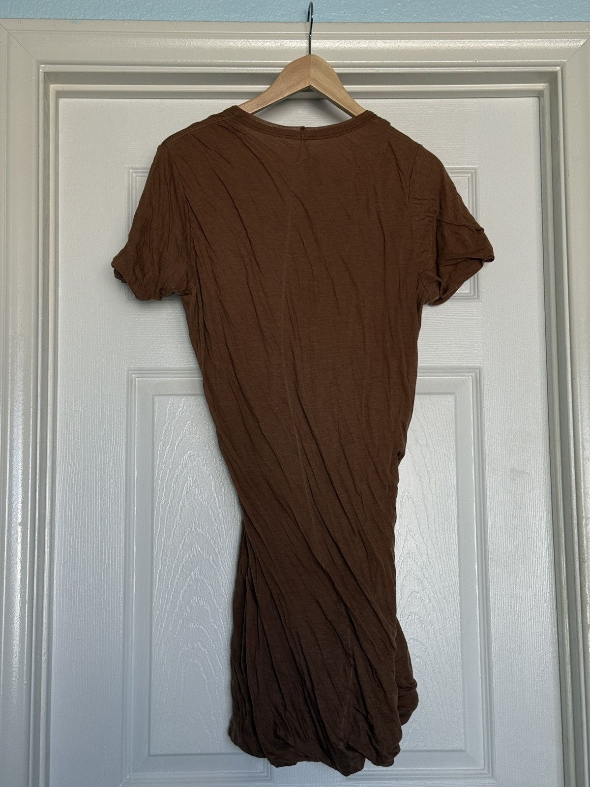 Rick Owens Unstable Double Slim-Fit Cotton-Jersey Red Brown Size US S / EU 44-46 / 1 - 2 Thumbnail