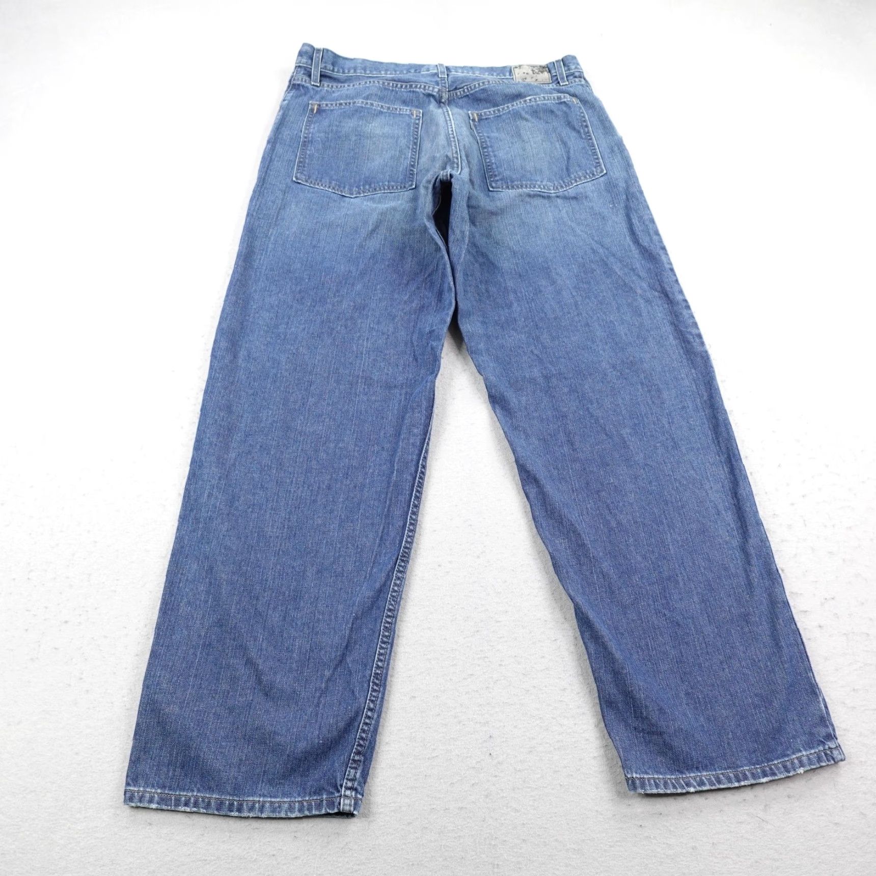 Levi's VINTAGE Levi's Jeans Mens 40x36 Blue Denim SilverTab Baggy Wide-Leg Relaxed Y2K Size US 40 / EU 56 - 4 Thumbnail