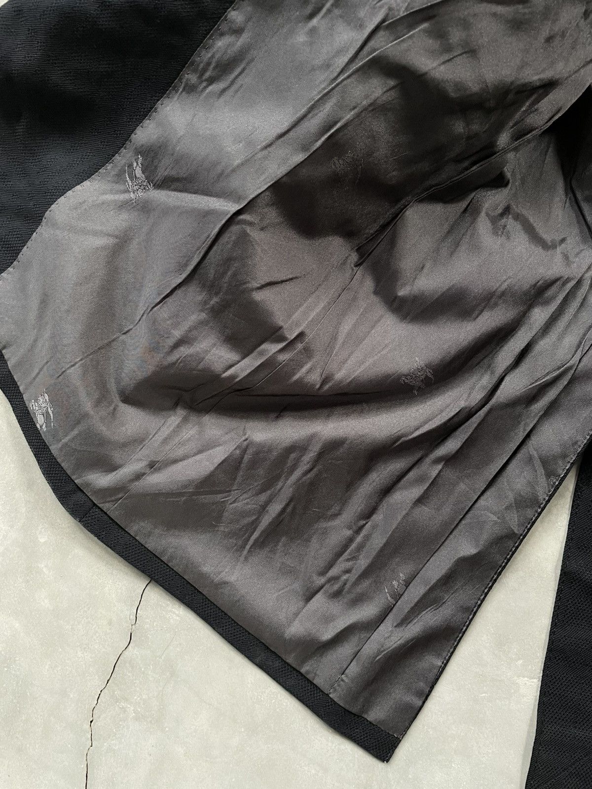 Burberry Vintage Burberry Blazer Check Black Suit Size 44R - 5 Thumbnail