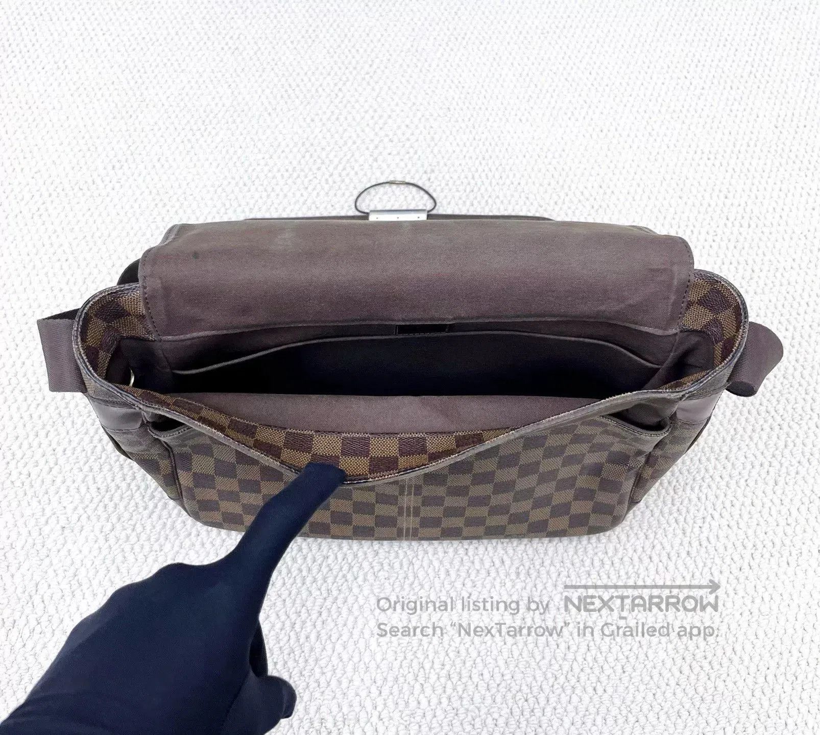 Louis Vuitton Louis Vuitton Damier Ebene Messenger Bag. Size ONE SIZE - 6 Thumbnail