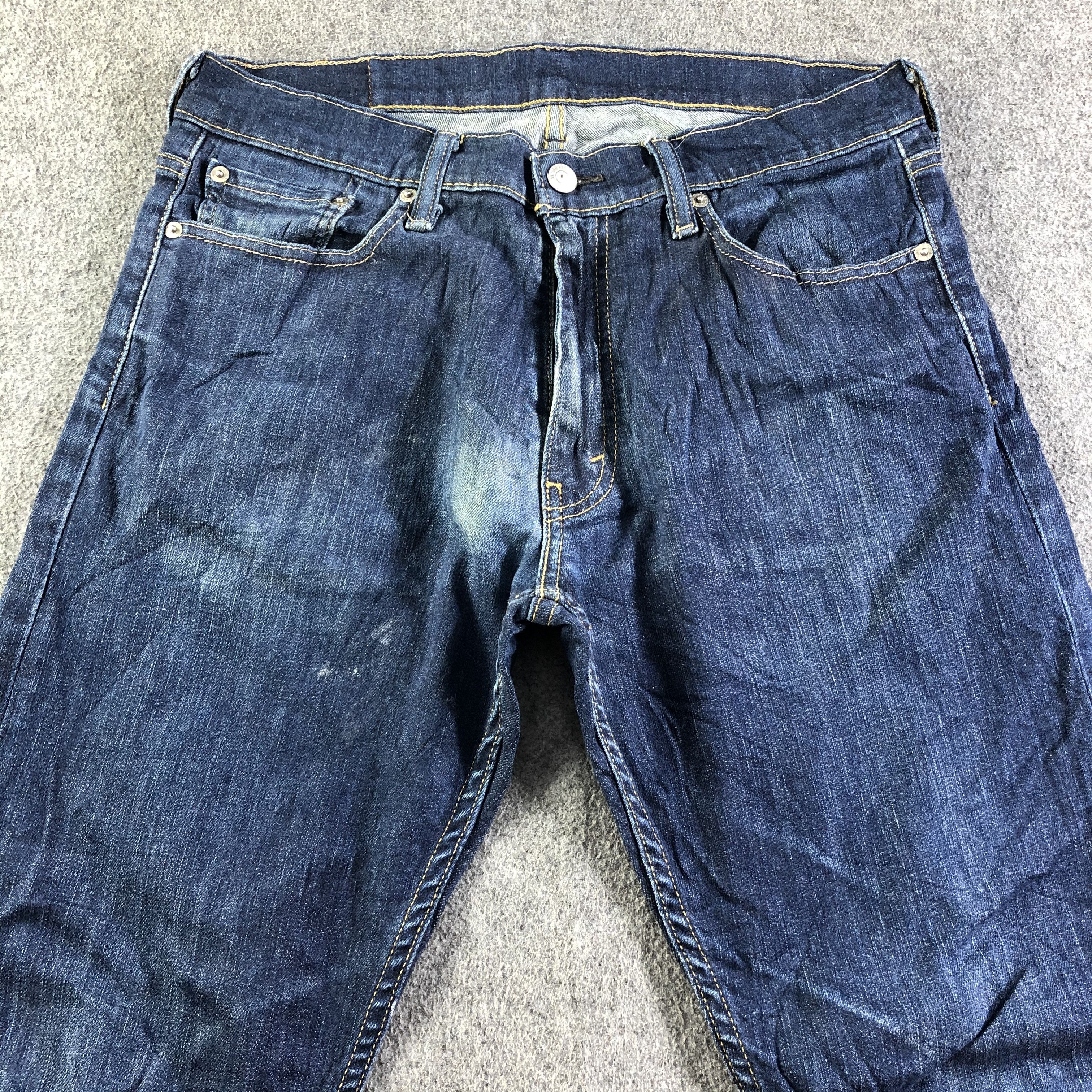 Levi's Vintage Blue Wash Levis 513 Jeans-J4159 Size US 33 - 3 Thumbnail