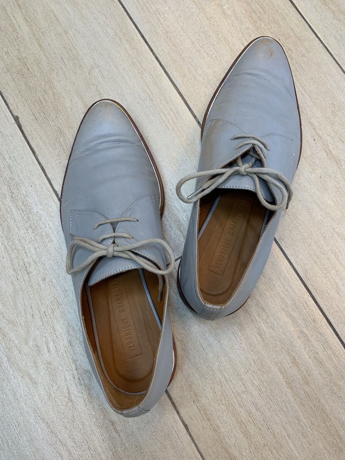 Veronique Branquinho Veronique Branquinho Leather Derby Shoes Size US 7 / EU 40 - 7 Thumbnail