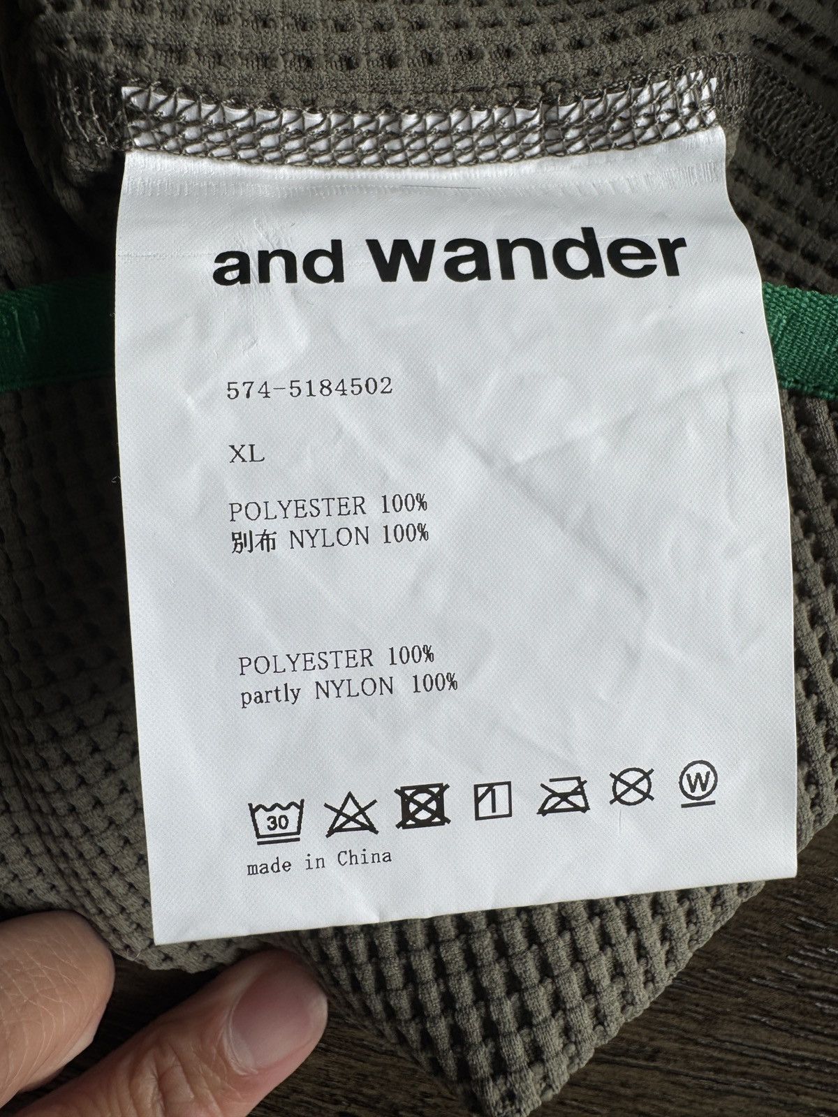 And Wander × HIDDEN Hidden NY x And Wander Thermal Long Sleeve – New w/ Tags Size US XL / EU 56 / 4 - 5 Thumbnail