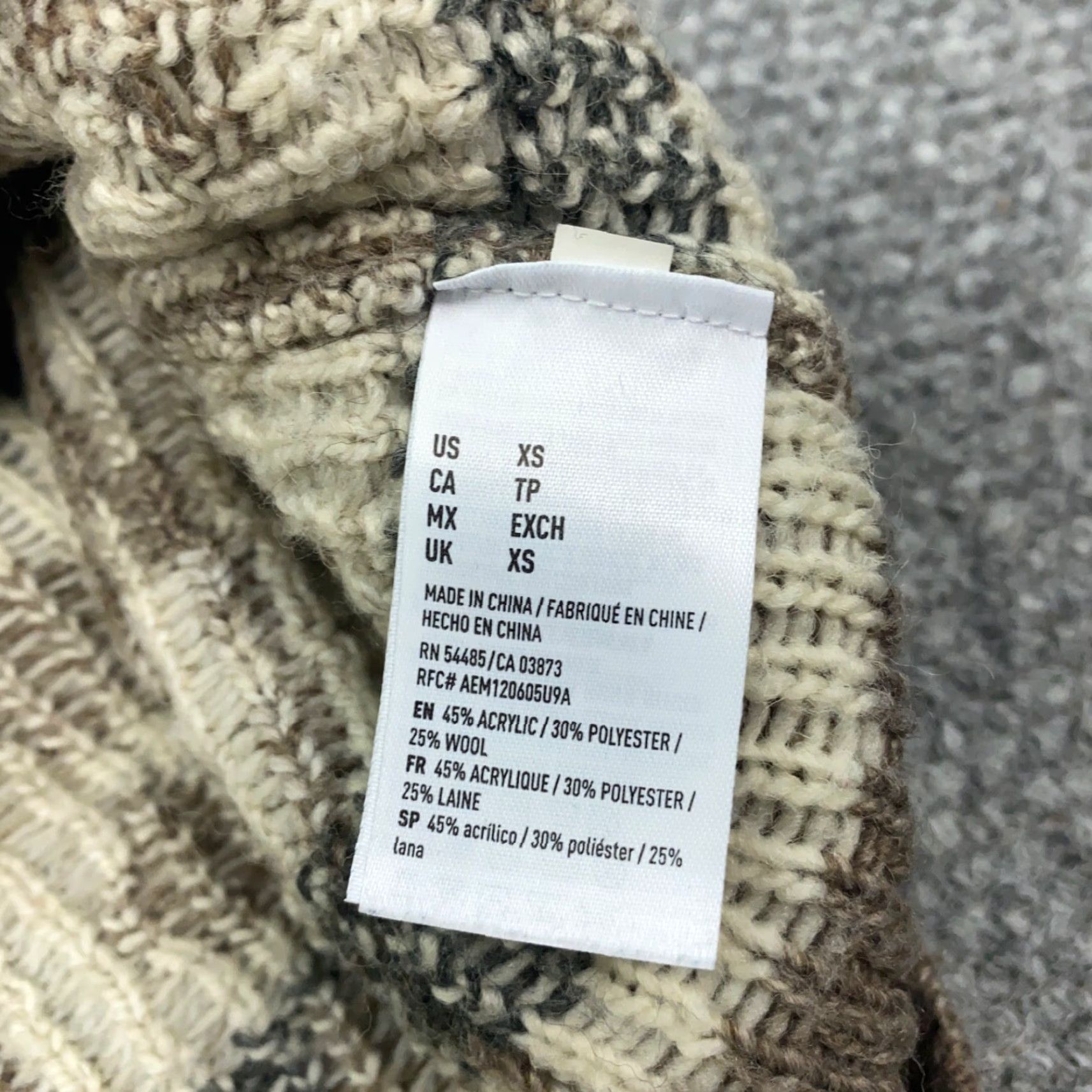 American Eagle Outfitters American Eagle Outfitters Womens Sweater XS Beige Aztec Southwestern Round Neck Size XS / US 0-2 / IT 36-38 - 6 Thumbnail