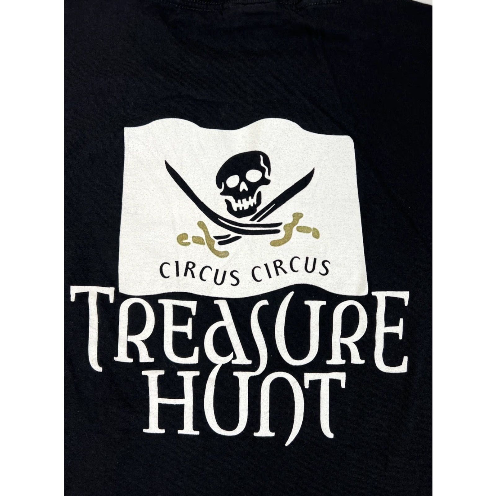 Tultex VINTAGE Circus Circus Casino T-Shirt Tultex Size L Black 90s Mens Short Sleeve Crew Neck Cotton Treasure Hunt Las Vegas Size US L / EU 52-54 / 3 - 6 Thumbnail
