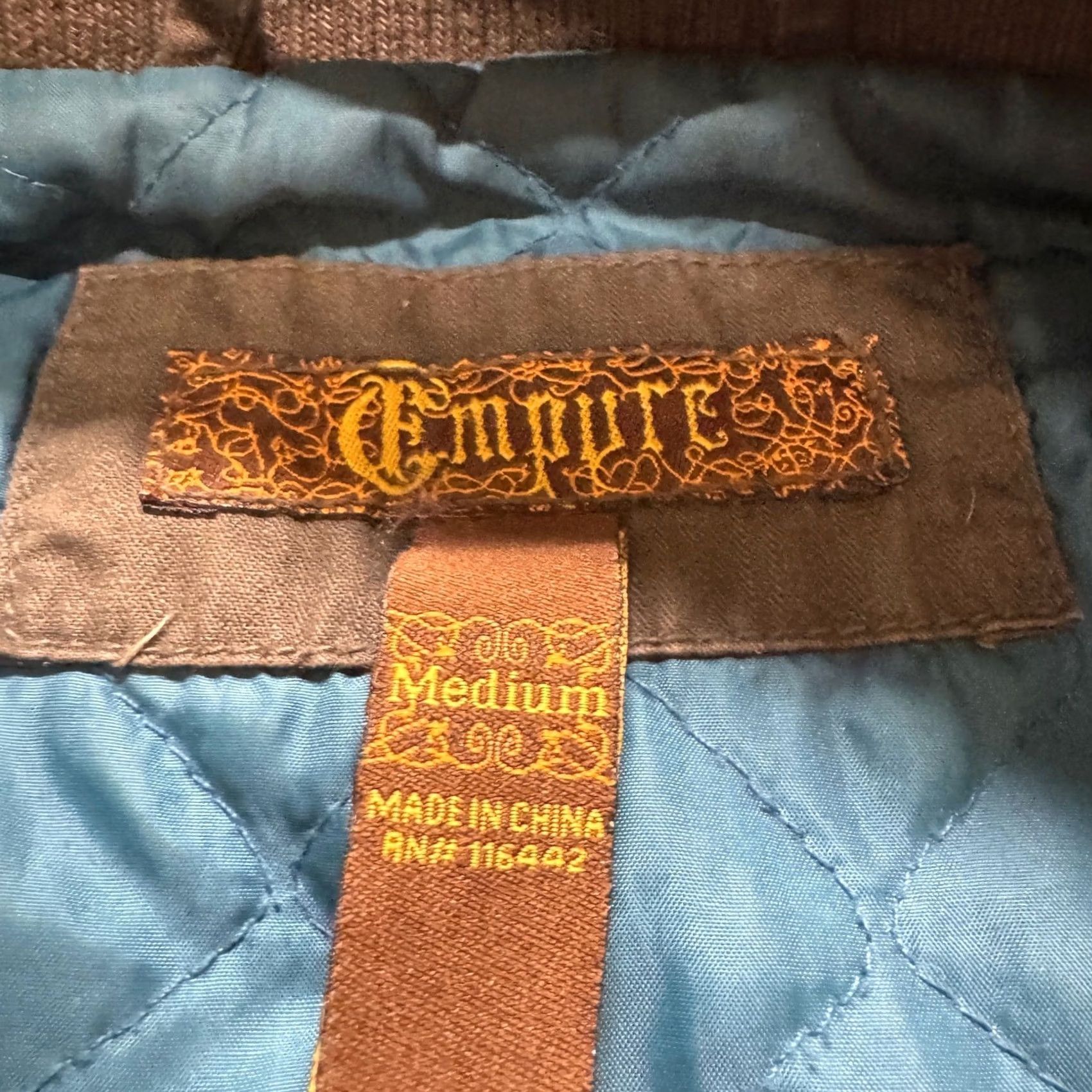 Empyre Empyre Jacket Women M Parka Quilted Lined Brown Multi-Pocket Y2K Size M / US 6-8 / IT 42-44 - 4 Thumbnail