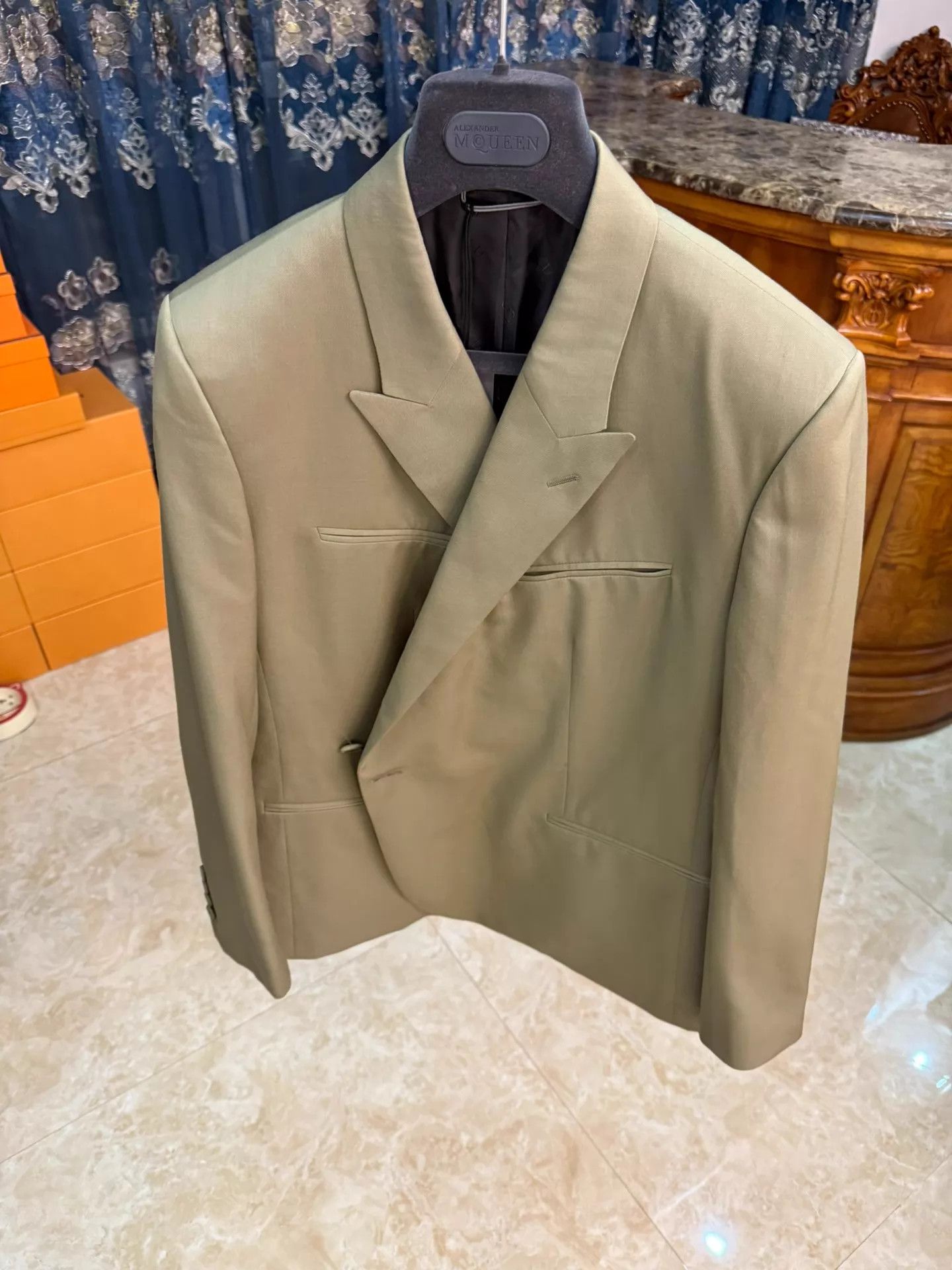Dior DIOR Emerald Green Wool Blazer 46-54 New with Tags CD Logo Size 48R - 1 Thumbnail