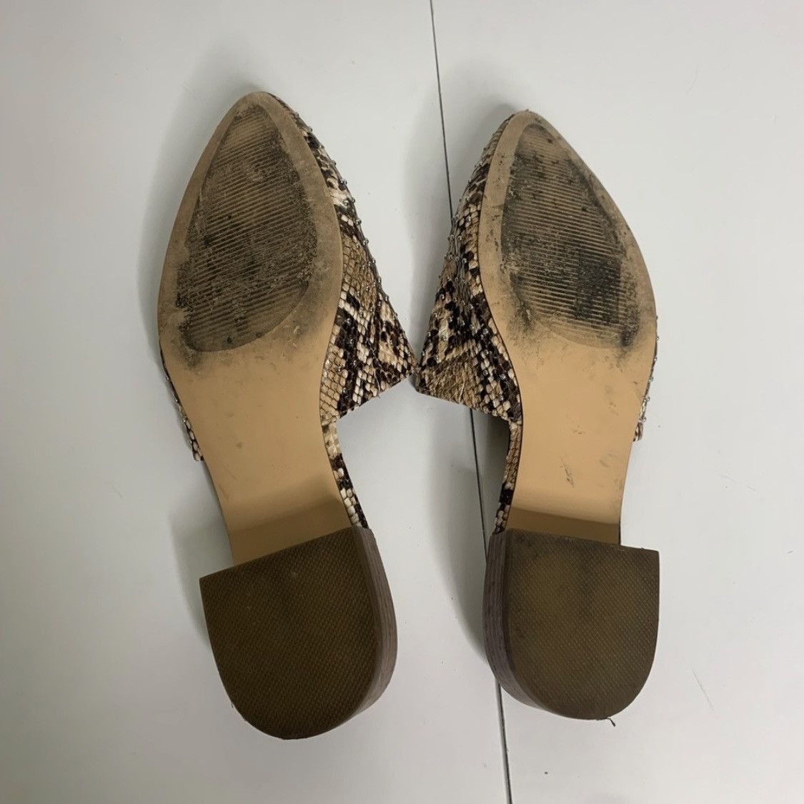 Steve Madden Steve Madden Snake Print Slip-On Mules Almond Toe Size 6.5 Size US 6.5 / IT 36.5 - 12 Thumbnail