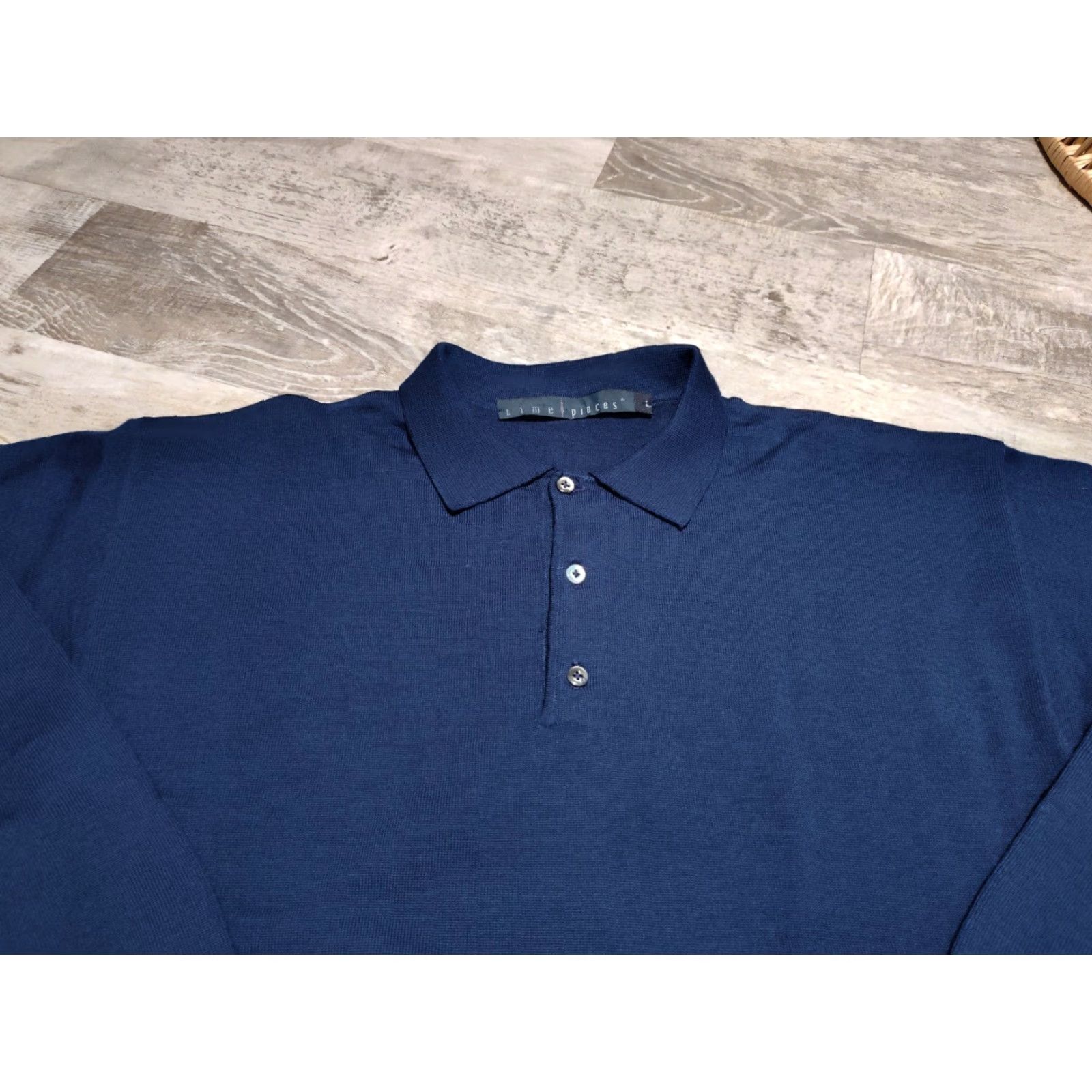 Vintage Vintage Time Pieces Men’s Wool Sweater Size L Blue Pullover Casual Formal Outdoor Preppy Size US L / EU 52-54 / 3 - 5 Thumbnail