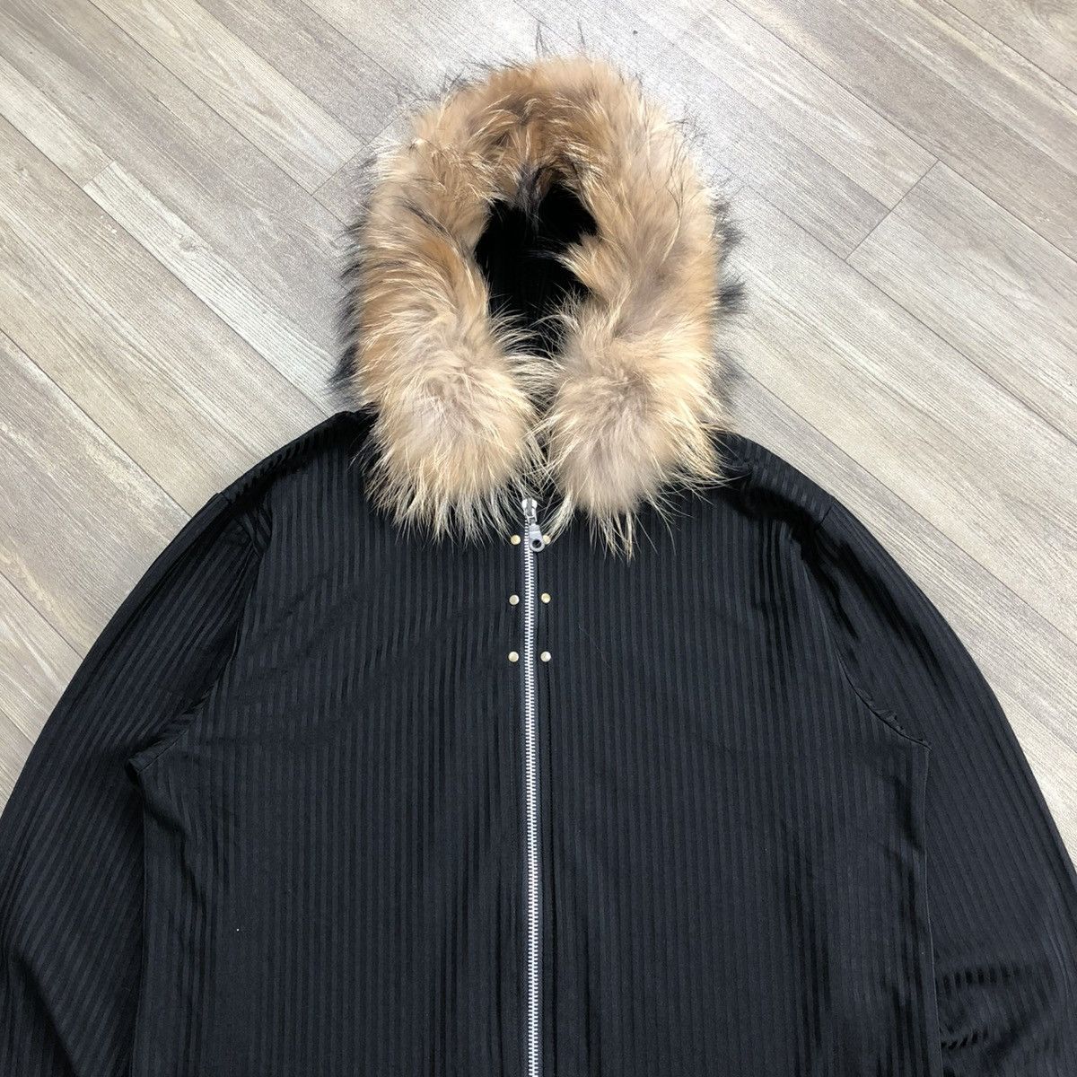 If Six Was Nine 2000s Beaumere Lgb Gothic 14th Addiction Goa Fur Zip Hoodie Size US L / EU 52-54 / 3 - 2 Thumbnail