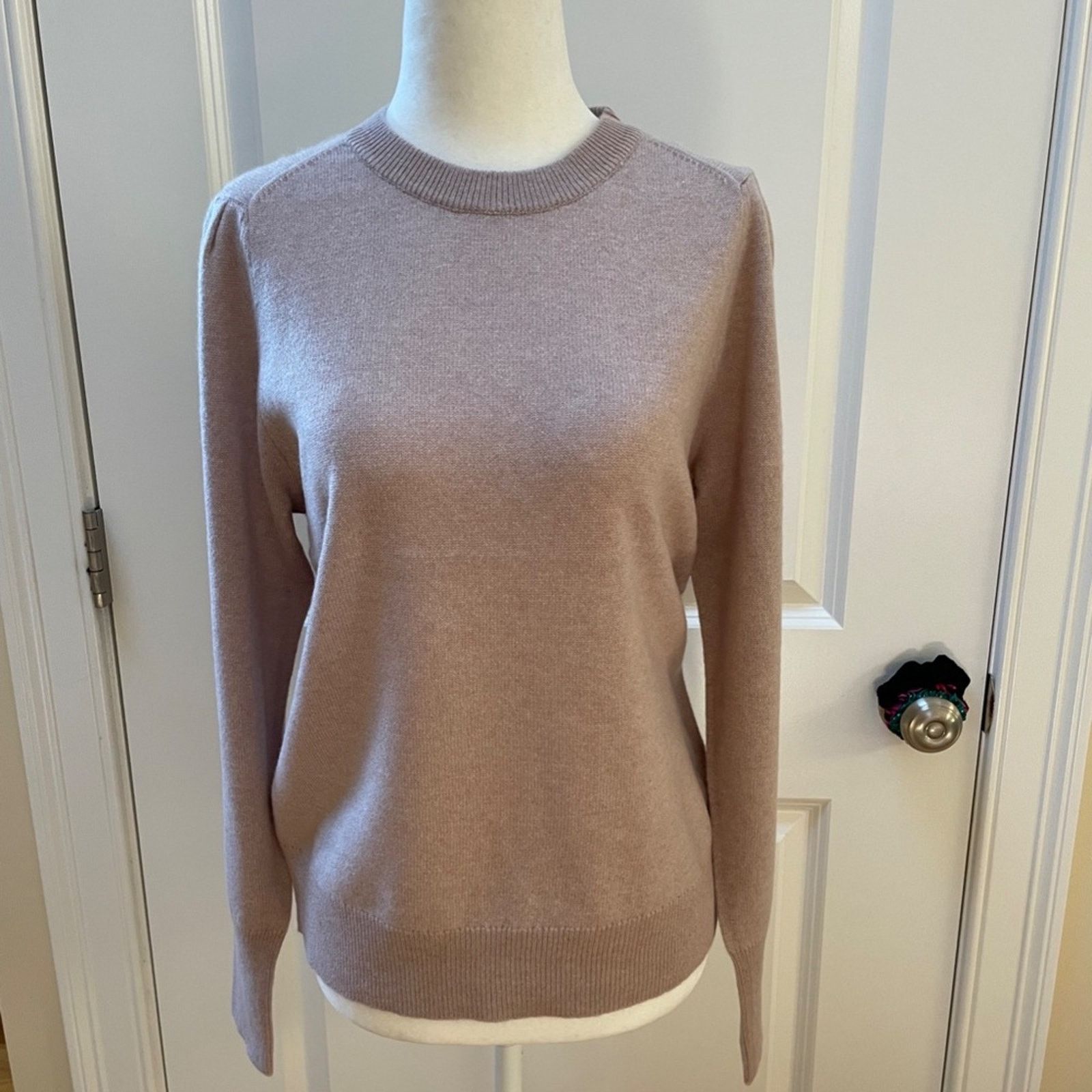 Melany Sweater in Pink Brown from 360 Cashmere