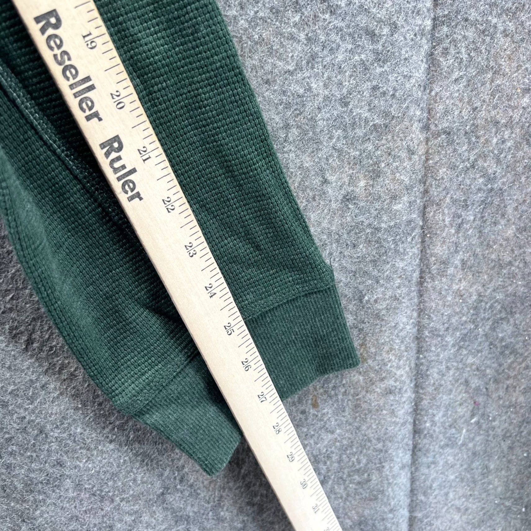 Eddie Bauer Eddie Bauer Shirt Mens XL Green Pullover Long Sleeve Crewneck Waffle Knit Cotton Fleece Logo Solid Vintage No Size US XL / EU 56 / 4 - 4 Thumbnail