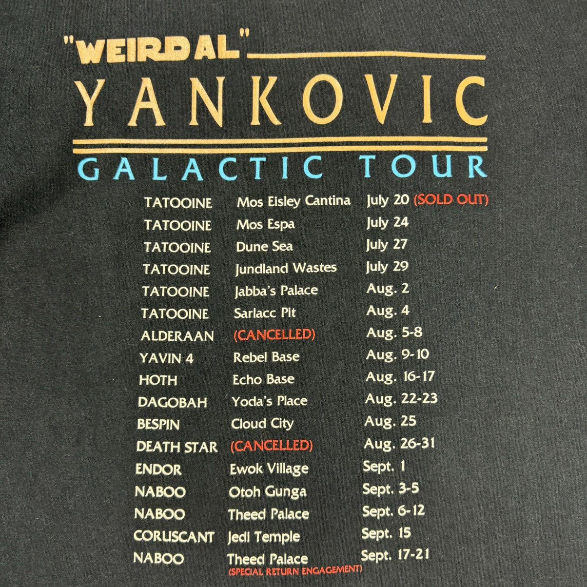 Band Tees Vintage Weirdal Yankovic Star Wars Parody T-shirt Size US L / EU 52-54 / 3 - 10 Thumbnail