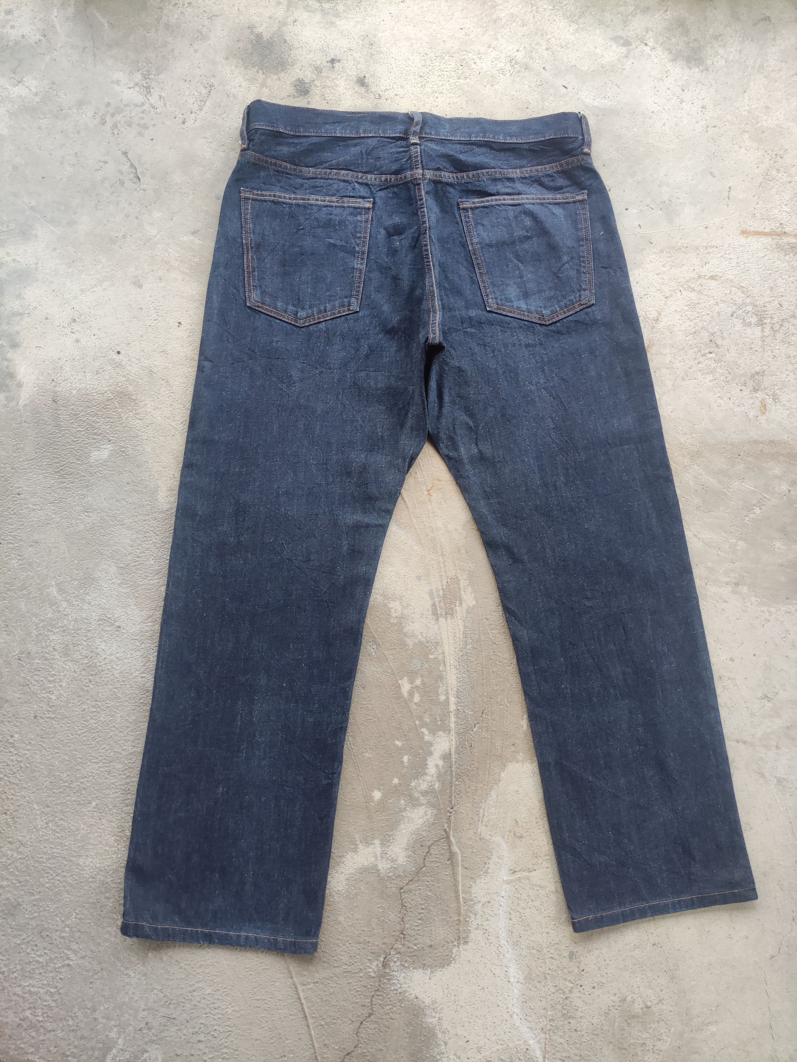 GU Vintage GU Jean Distressed Faded Denim Size US 37 - 8 Thumbnail