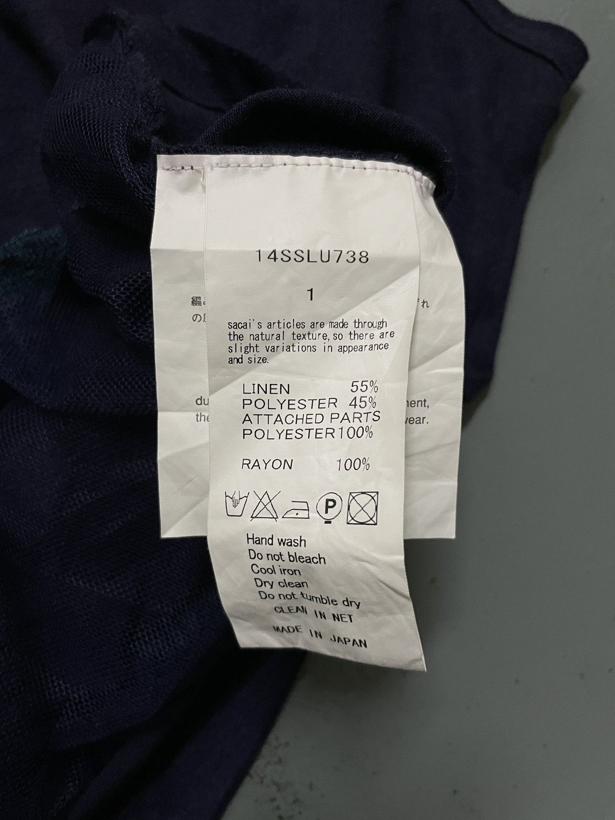 Designer × Japanese Brand × Sacai Sacai Luck Lingerie Collection Rayon Tank Top Size S / US 4 / IT 40 - 3 Thumbnail
