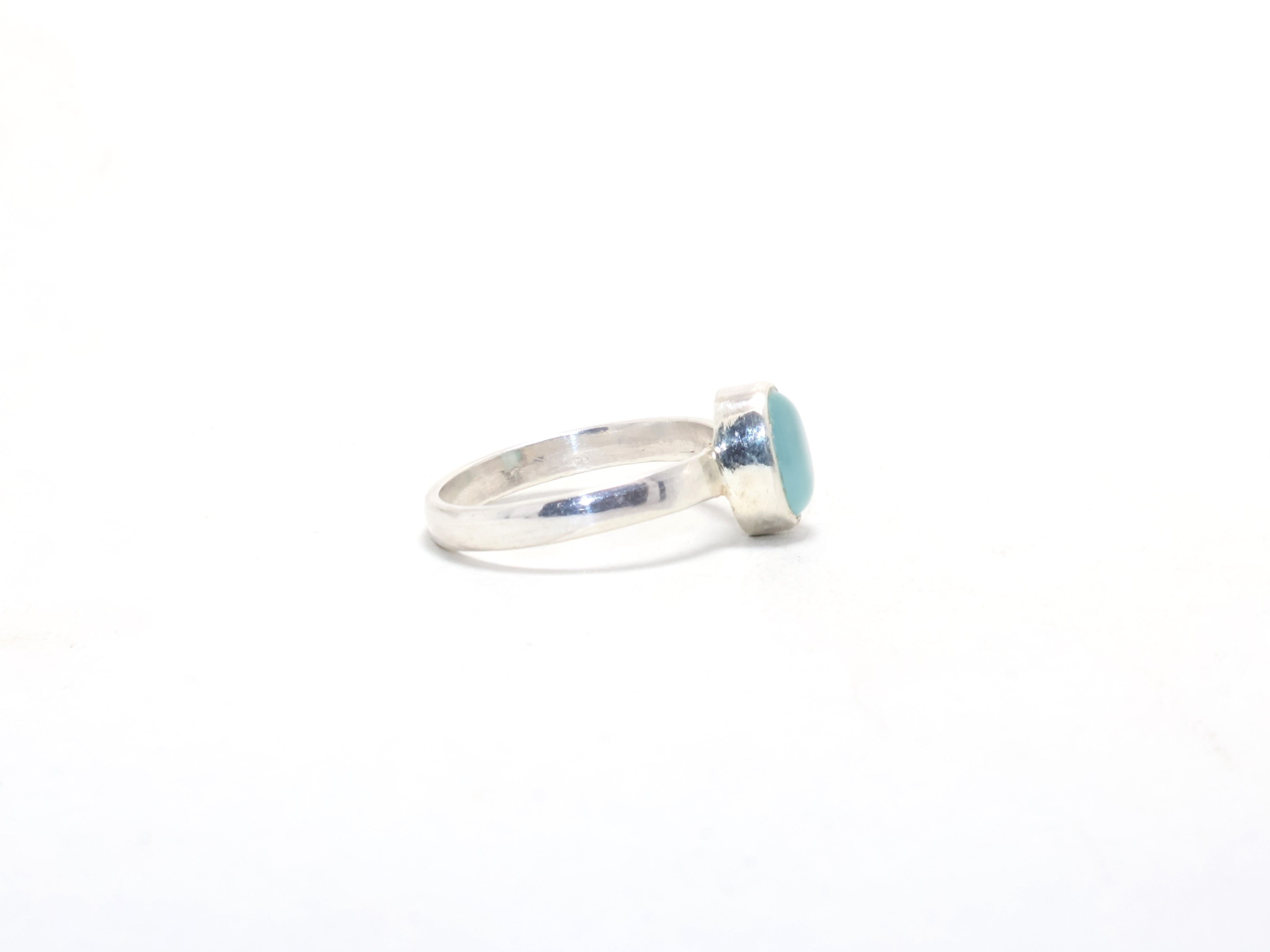 Handmade Aqua Chalcedony Ring, Handmade Ring, Gift For Her, Rings Size ONE SIZE - 3 Thumbnail