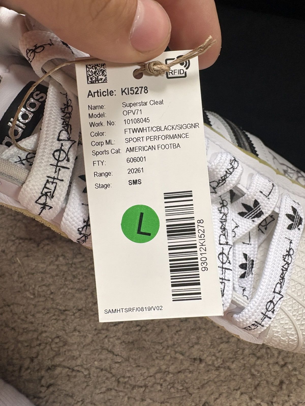 HELLSTAR Hellstar x adidas superstar cleats Size US 9 / EU 42 - 8 Thumbnail